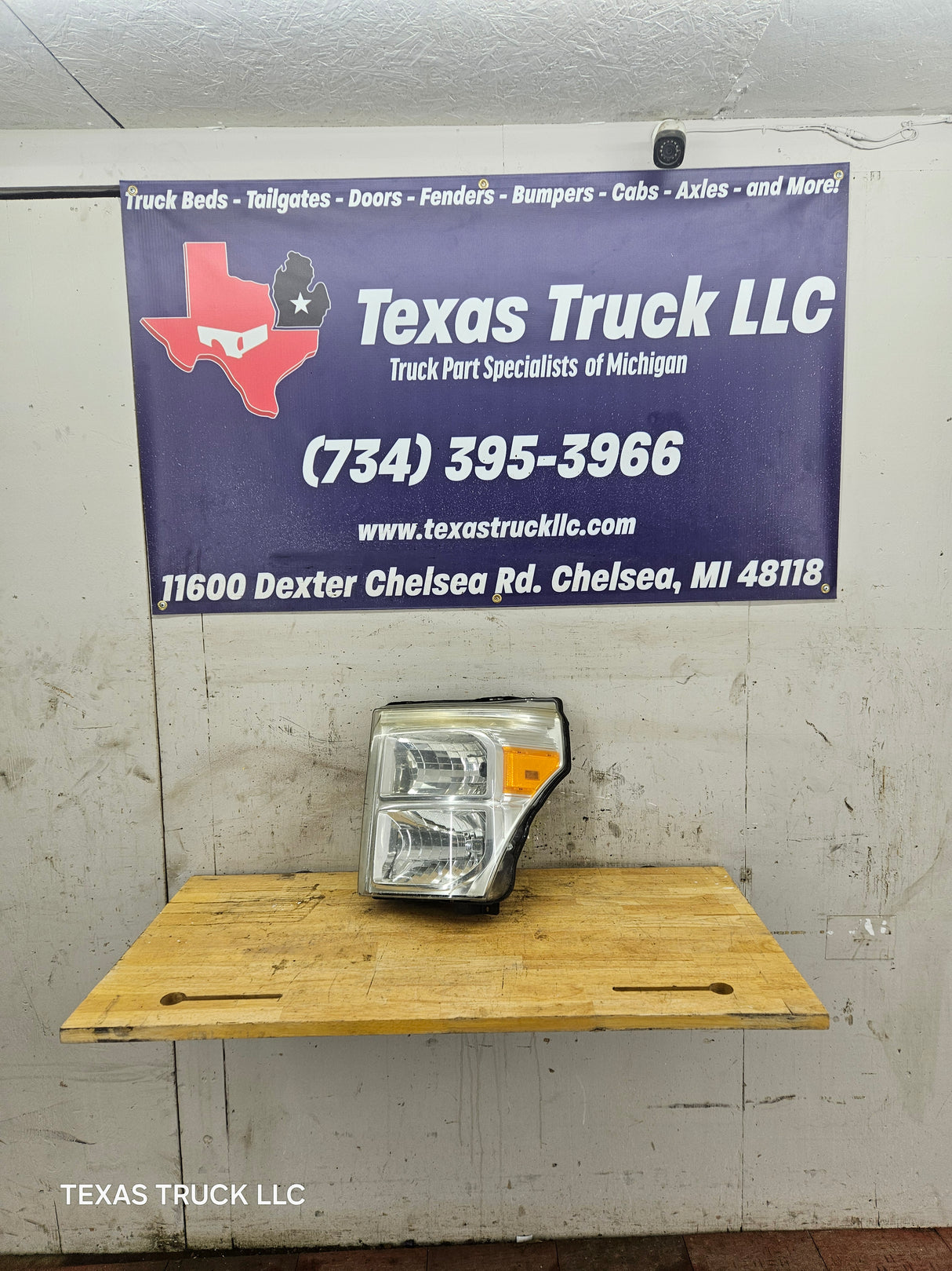 2011-2016 Ford Super Duty F250 F350 F450 F550 LH Driver Side Headlight 6.7L Power Stroke 6.2L Gas BC34-13006-A