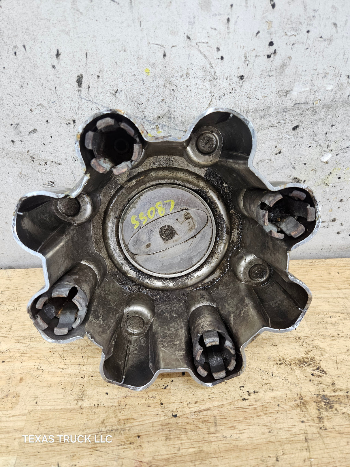 1999-2007 Ford Super Duty F250 F350 Chrome Hub Cap Center Cap SRW 8 LUG 2C34-1A096-EA 2C34-1A096-FA