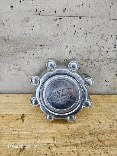 1999-2007 Ford Super Duty F250 F350 Chrome Hub Cap Center Cap SRW 8 LUG 2C34-1A096-EA 2C34-1A096-FA