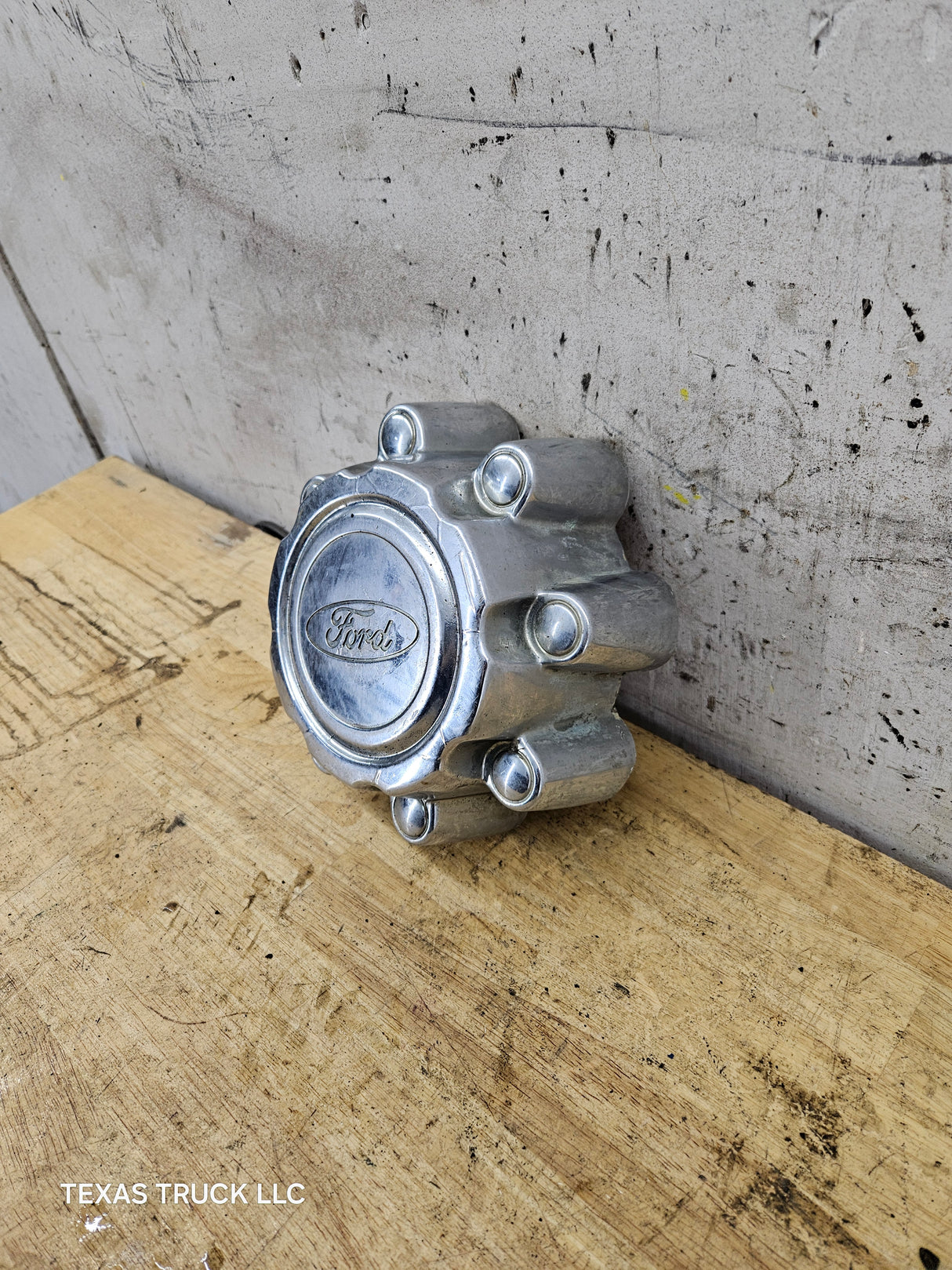 1999-2007 Ford Super Duty F250 F350 Chrome Hub Cap Center Cap SRW 8 LUG 2C34-1A096-EA 2C34-1A096-FA