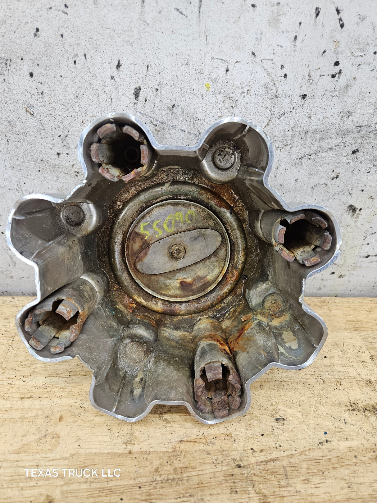 1999-2007 Ford Super Duty F250 F350 Chrome Hub Cap Center Cap SRW 8 LUG 2C34-1A096-EA 2C34-1A096-FA