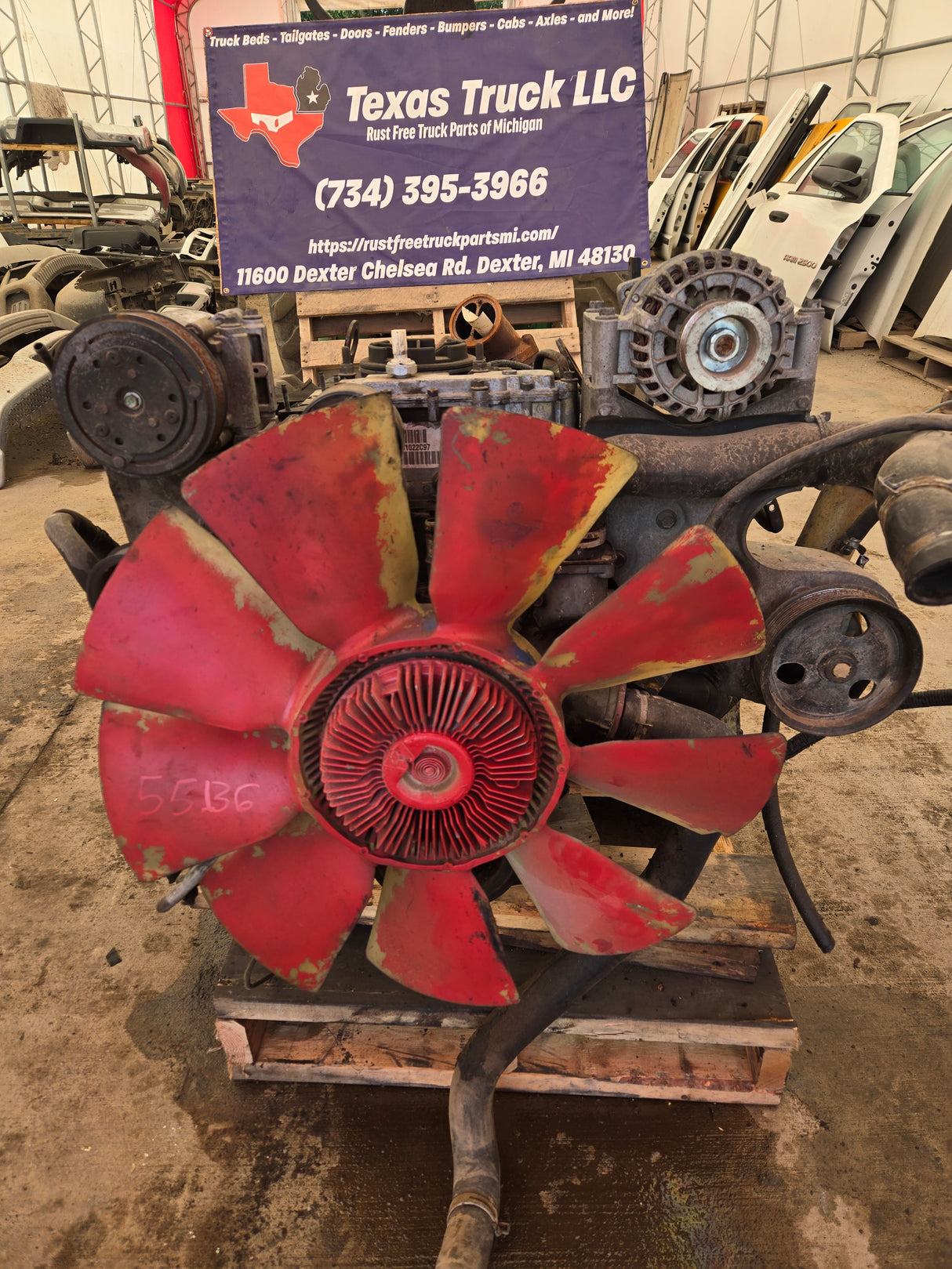 1999-2003 7.3L Power Stroke Diesel Engine Ford Super Duty F250 F350 F450 F550 International Navistar 193k Miles