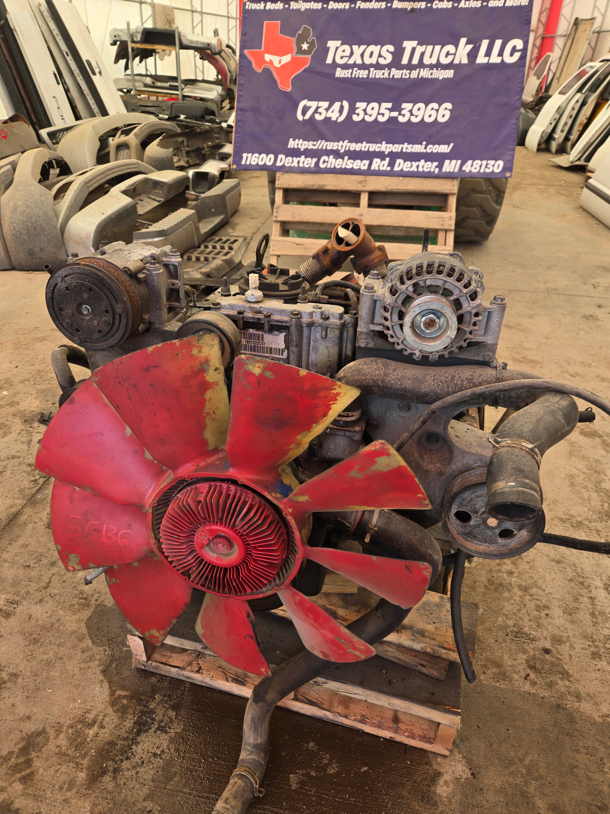1999-2003 7.3L Power Stroke Diesel Engine Ford Super Duty F250 F350 F450 F550 International Navistar 193k Miles