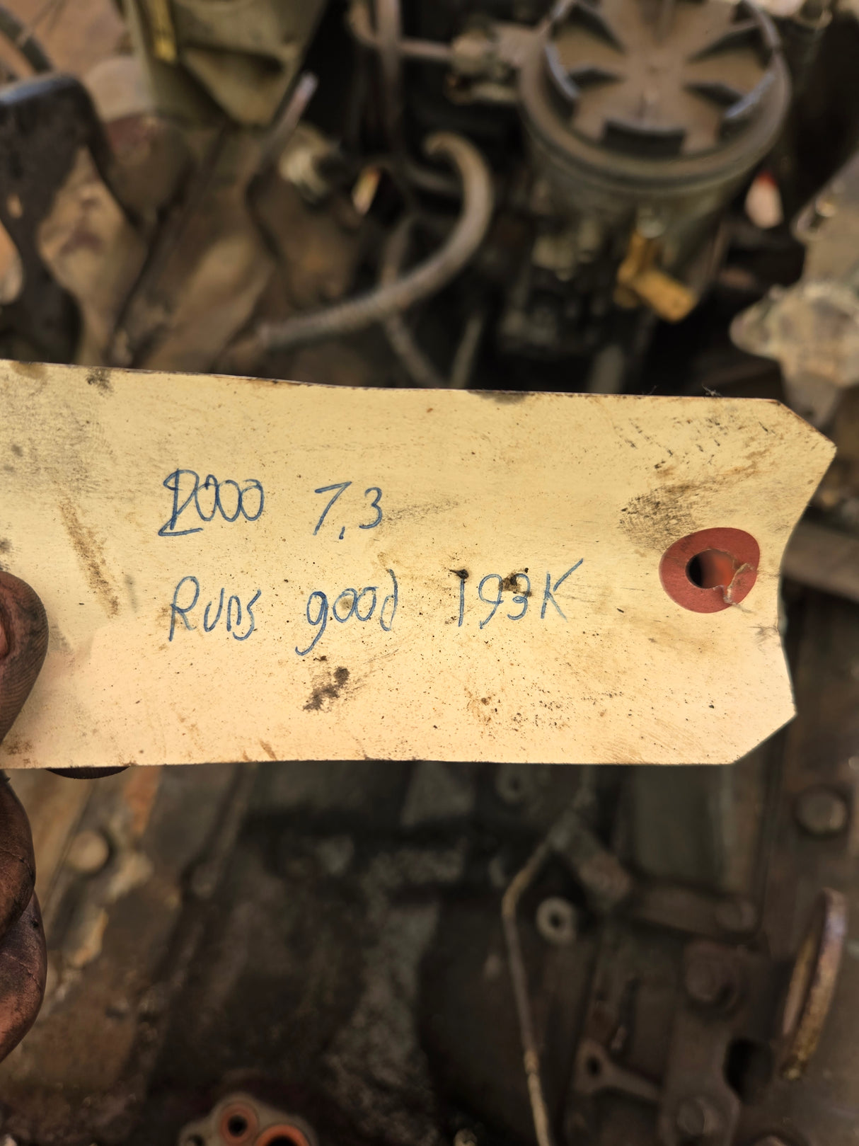 1999-2003 7.3L Power Stroke Diesel Engine Ford Super Duty F250 F350 F450 F550 International Navistar 193k Miles