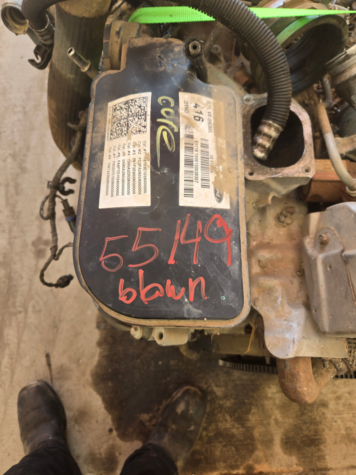 6.7L Power Stroke Complete ENGINE BLOWN UP