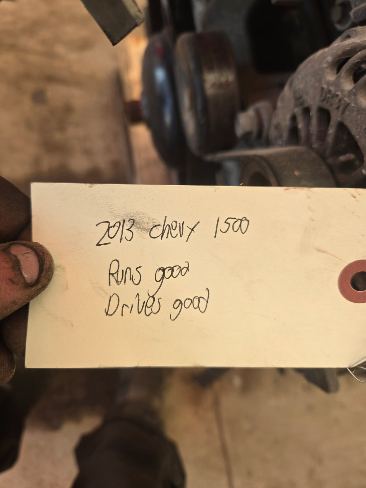 2013 Chevrolet GMC 1500 5.3L Aluminum Block Engine LS Vortec Gas Engine Runs Good