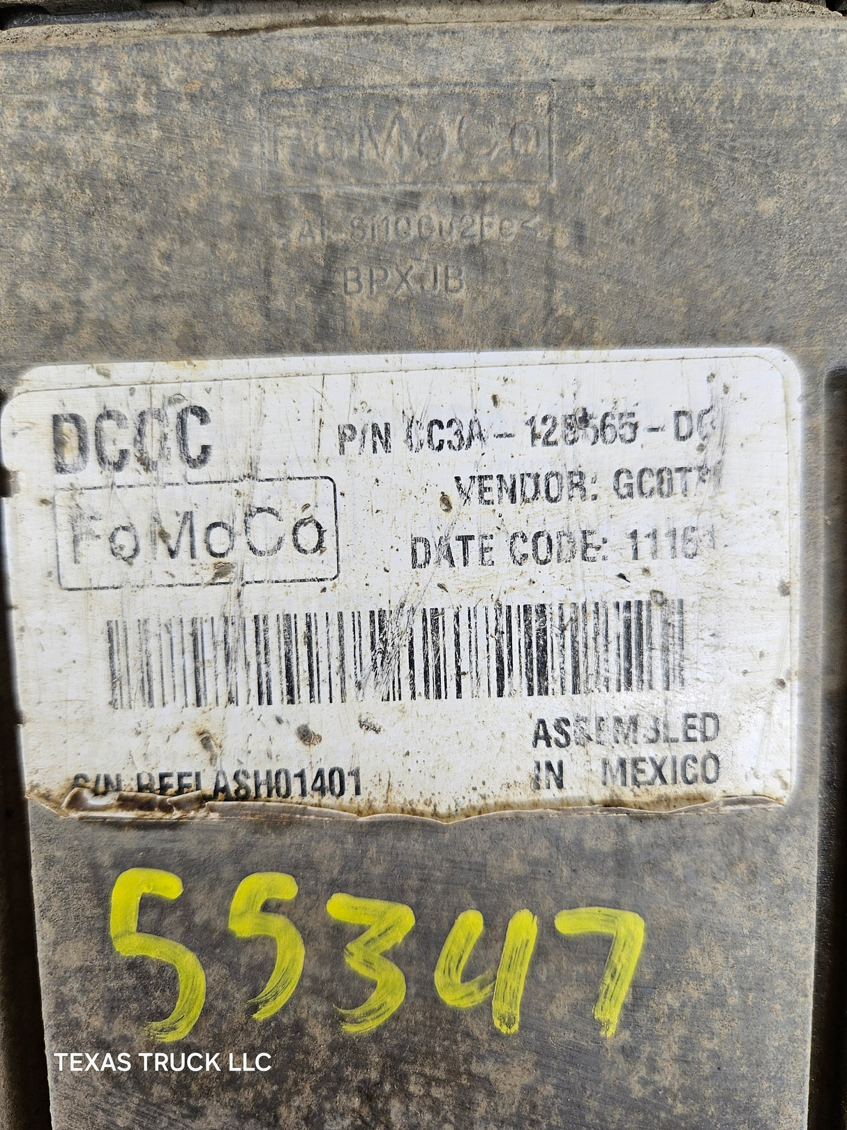 2011 Ford F250 F350 6.7L TCM DCCC / CC3A-12B565-DC