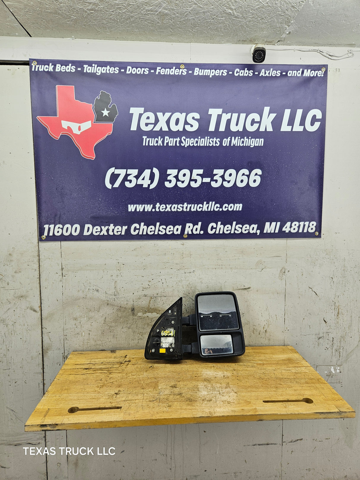 2008-2010 Ford Super Duty F250 F350 F450 F550 RH Passenger Side Manual Towing Mirror OEM