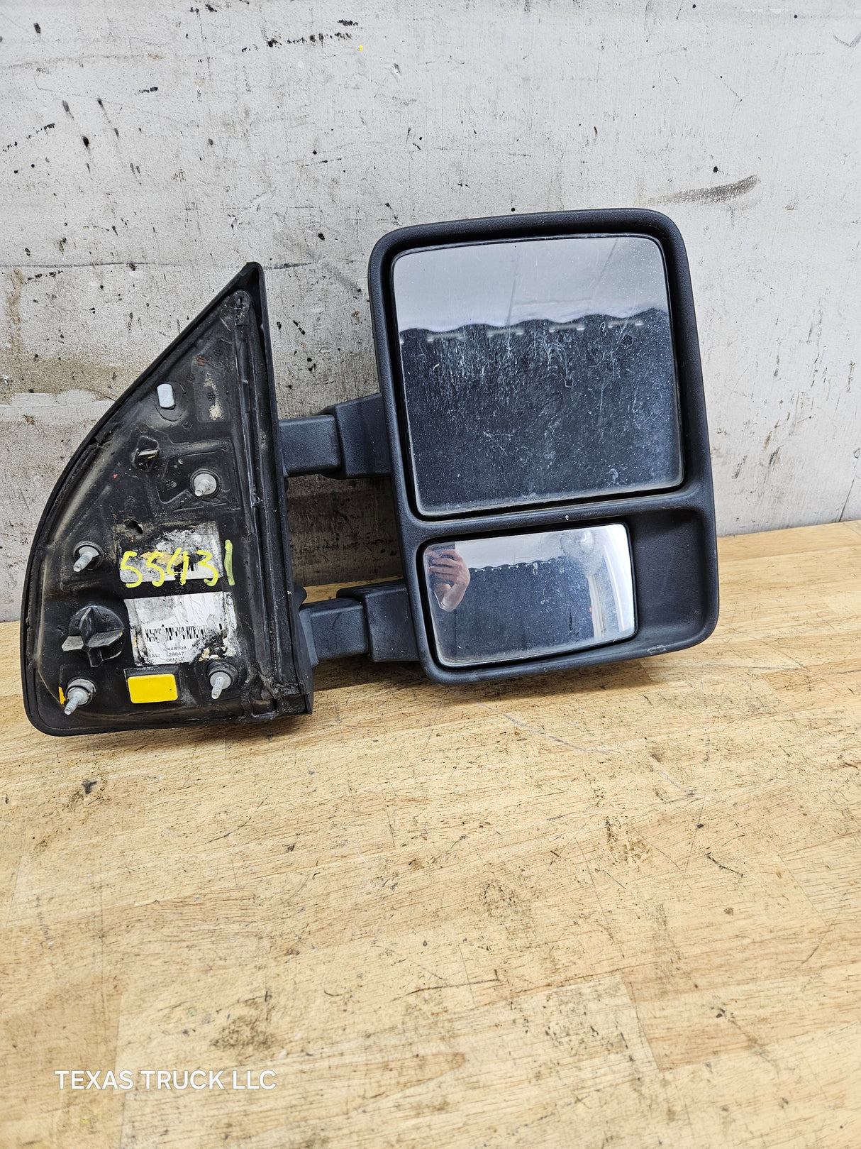 2008-2010 Ford Super Duty F250 F350 F450 F550 RH Passenger Side Manual Towing Mirror OEM