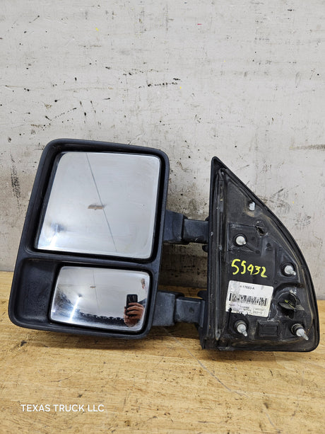 2008-2016 Ford Super Duty F250 F350 F450 F550 LH Driver Side Manual Towing Mirror OEM