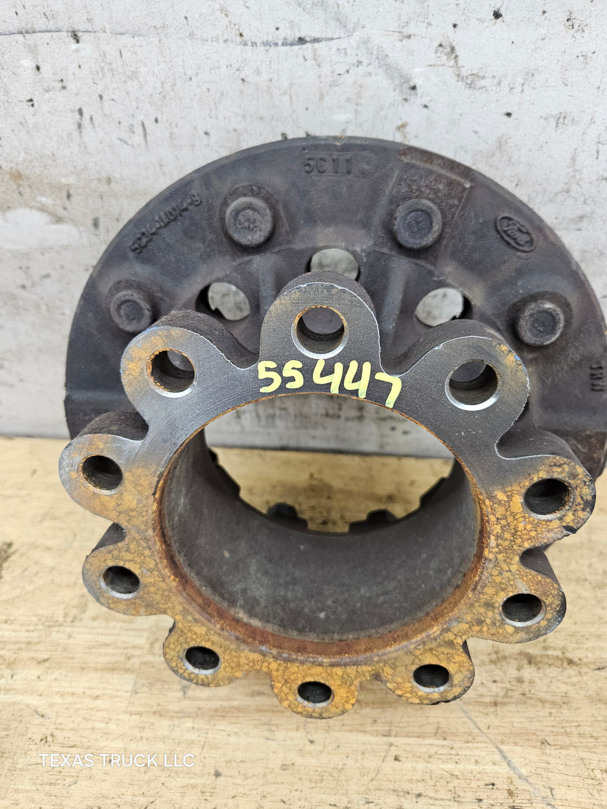 2005-2023 Ford Super Duty F450 F550 Dually Front Hub Extender 5C34-1A014-B Brake Wheel Rim Adapter 10 lug 4wd or 2wd