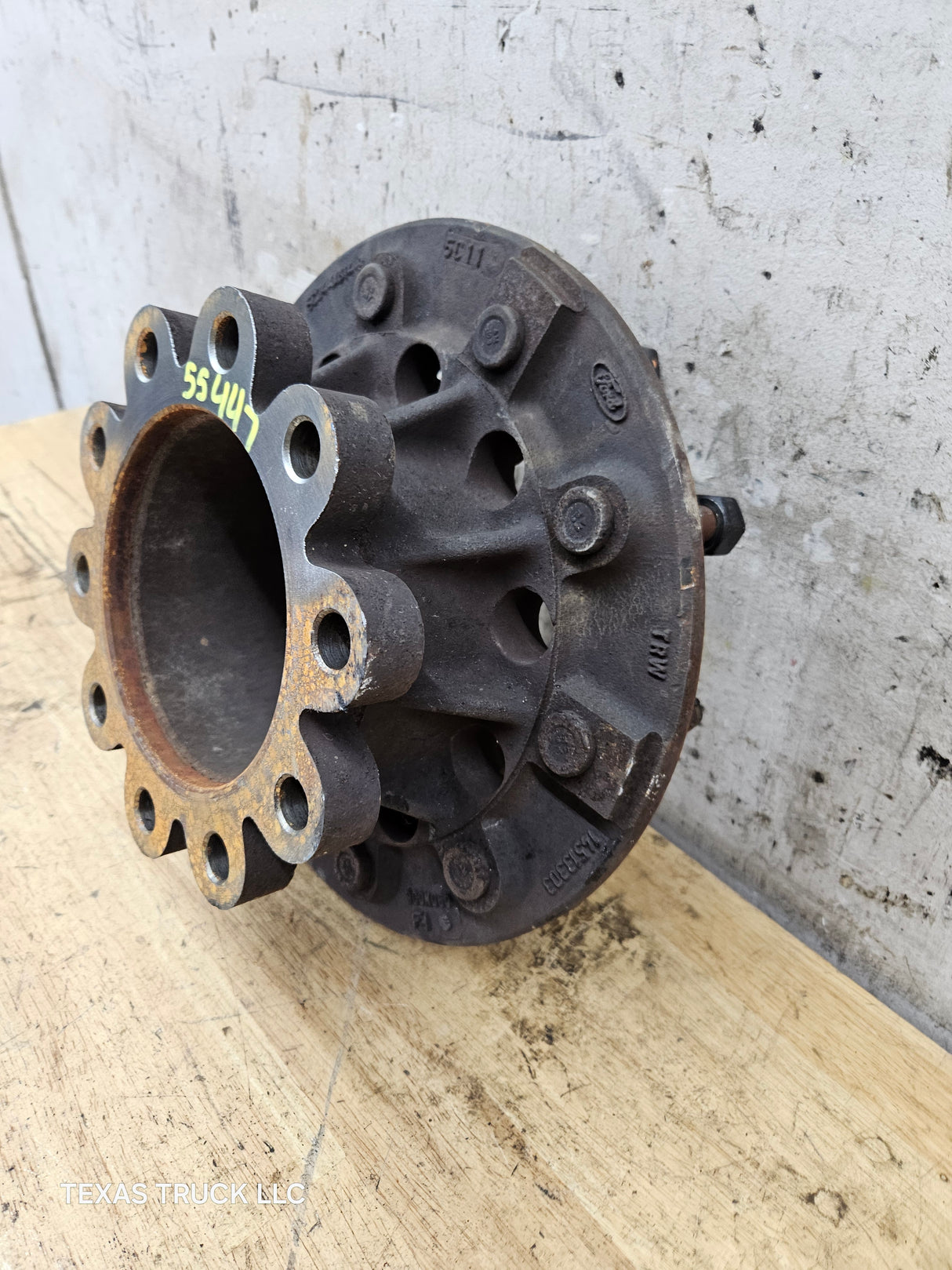 2005-2023 Ford Super Duty F450 F550 Dually Front Hub Extender 5C34-1A014-B Brake Wheel Rim Adapter 10 lug 4wd or 2wd