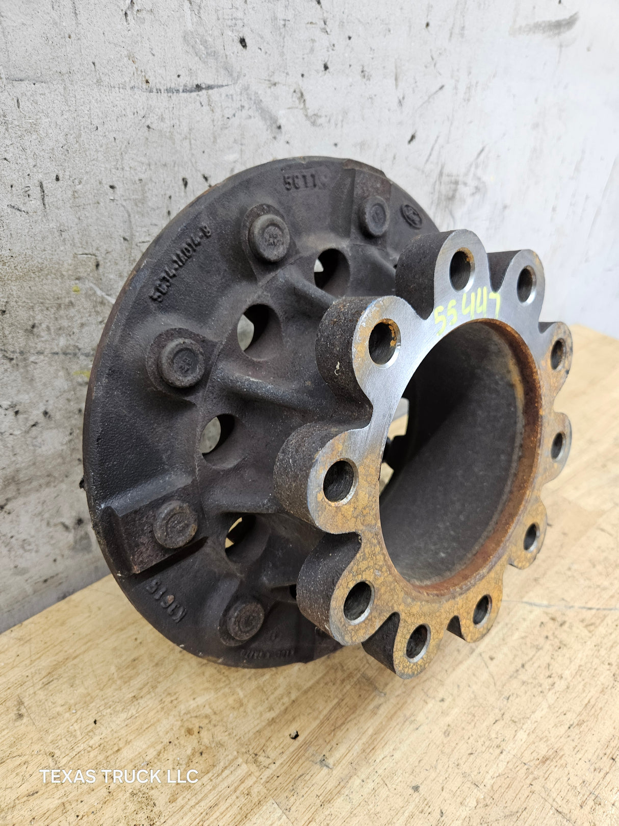 2005-2023 Ford Super Duty F450 F550 Dually Front Hub Extender 5C34-1A014-B Brake Wheel Rim Adapter 10 lug 4wd or 2wd