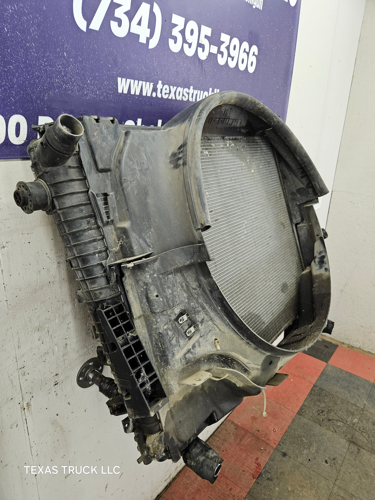 2008-2010 6.4L Power Stroke Radiator Cooling Pack Ford Super Duty F250 F350 F450 F550