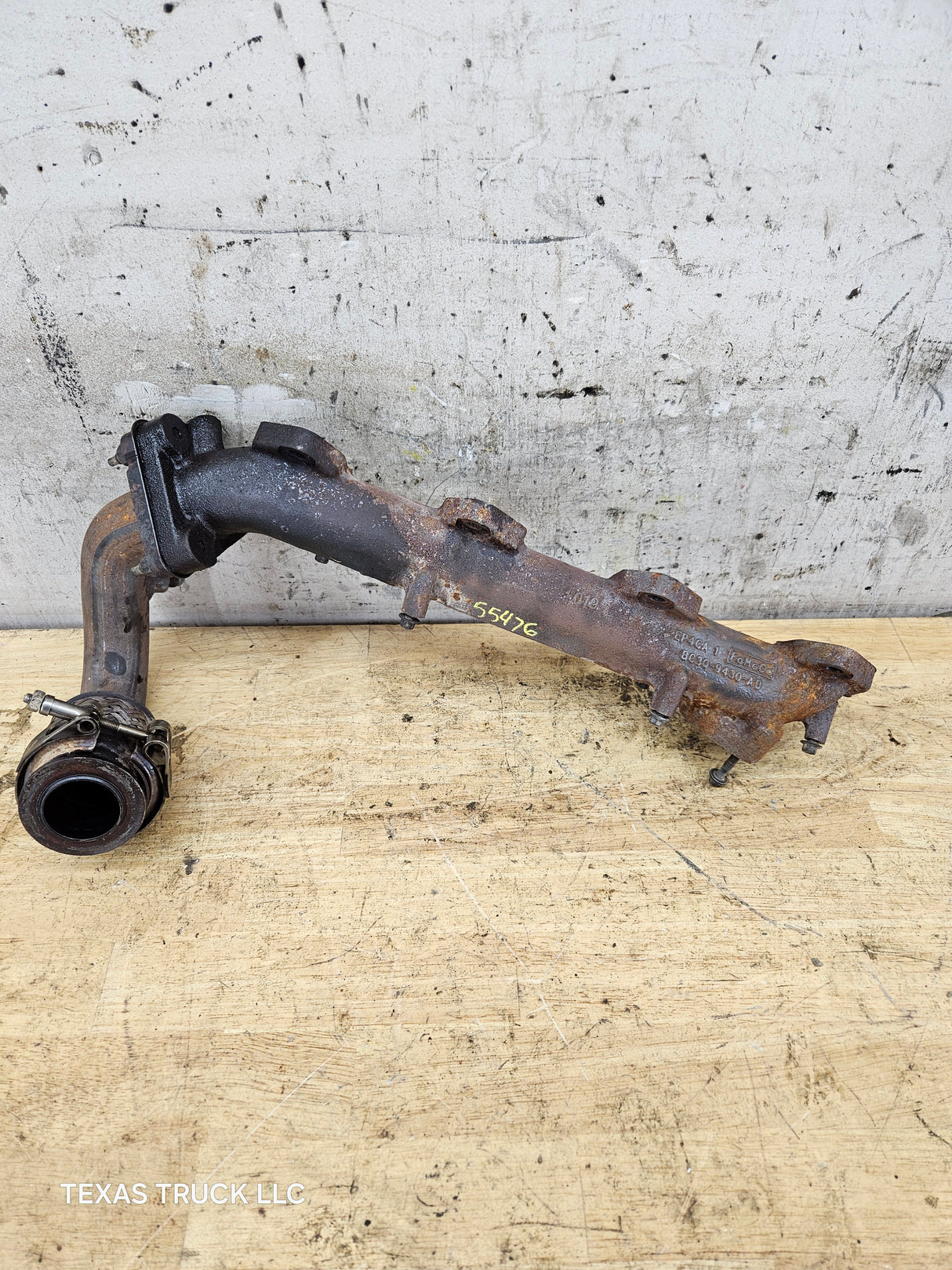 2011-2013 6.7L Power Stroke Passenger Right Side Exhaust Manifold & Up Pipe BC3Q-9430-AD Ford Super Duty F250 F350