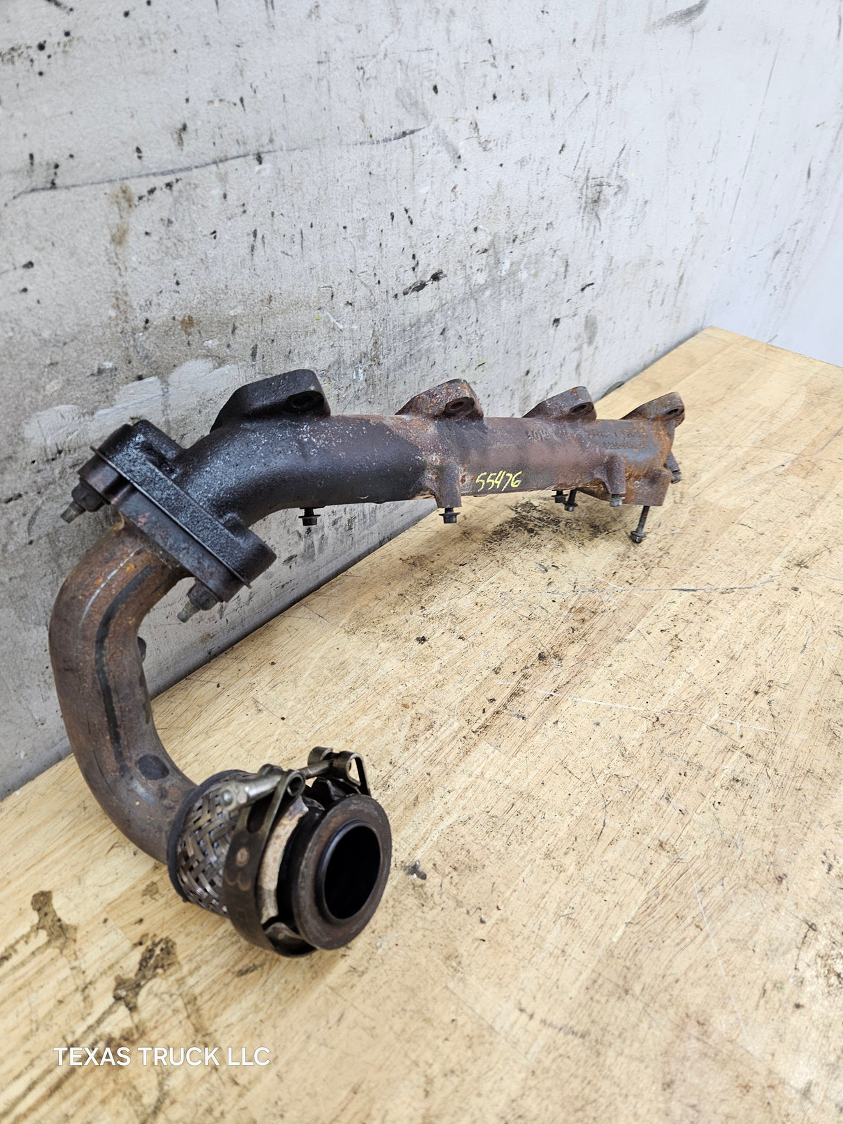 2011-2013 6.7L Power Stroke Passenger Right Side Exhaust Manifold & Up Pipe BC3Q-9430-AD Ford Super Duty F250 F350