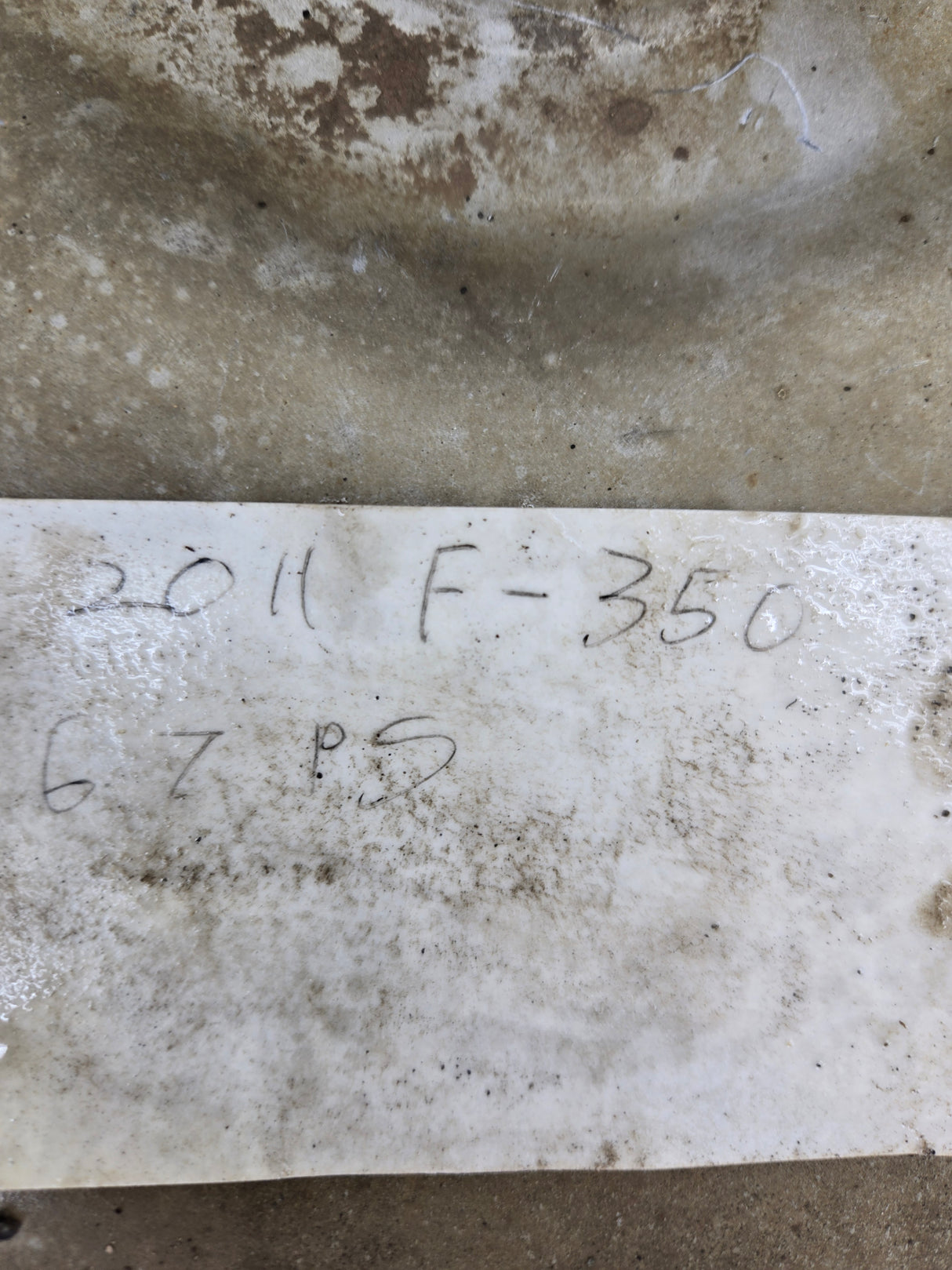 2011-2016 Ford Super Duty F350 F450 F550 Cab & Chassis Fuel Tank Rear mount behind the axle