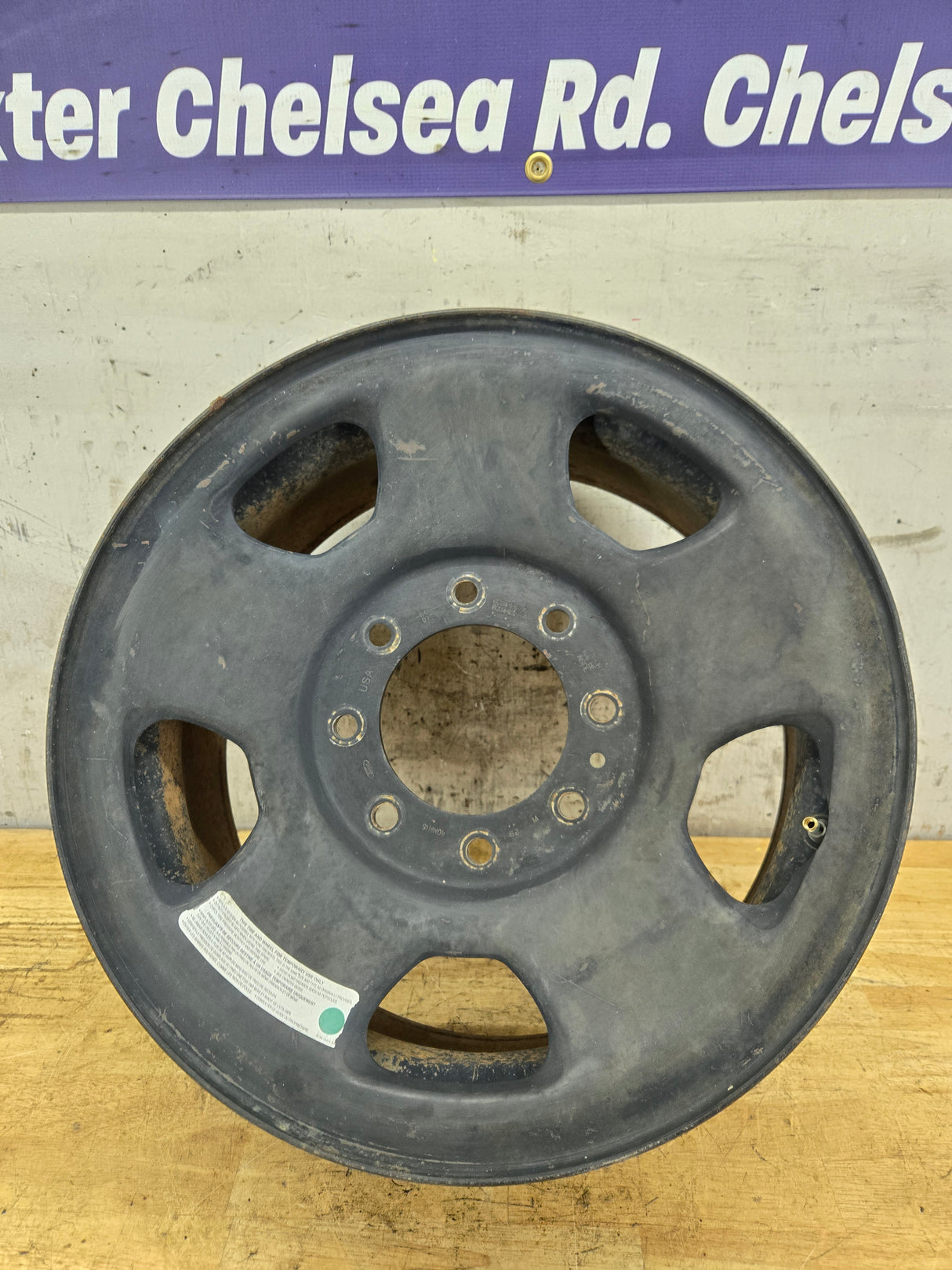 2005-2010 Ford Super Duty F250 F350 18" x 8" Steel Wheel 8x170 SRW 8C34-1015-AA