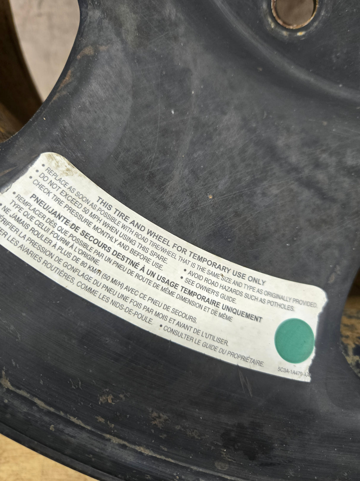 2005-2010 Ford Super Duty F250 F350 18" x 8" Steel Wheel 8x170 SRW 8C34-1015-AA