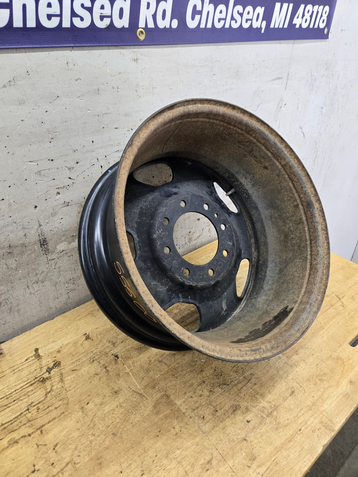 2005-2010 Ford Super Duty F250 F350 18" x 8" Steel Wheel 8x170 SRW 8C34-1015-AA