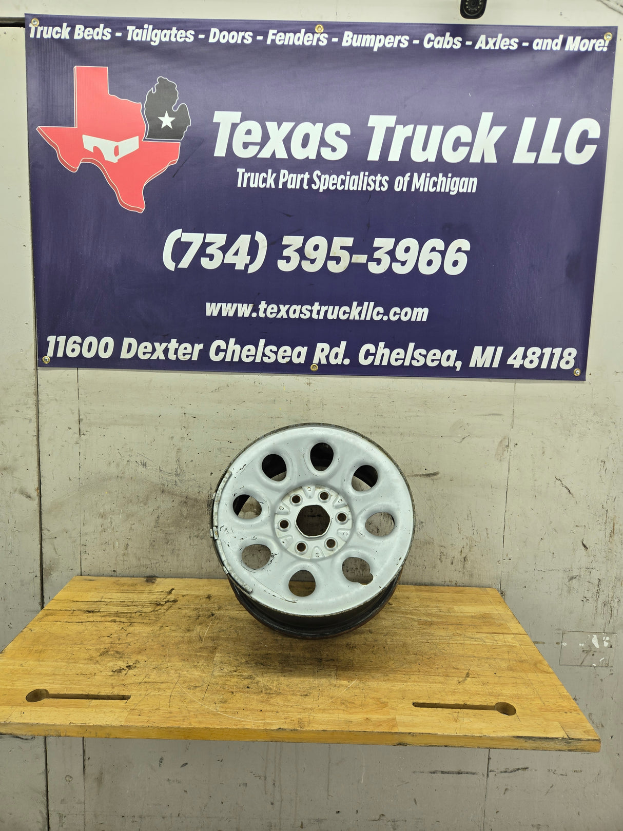 2005-2013 Chevrolet Silverado 1500 Tahoe Suburban 17" x 7 1/2" Steel Wheel 6 Lug OEM 6x5.5