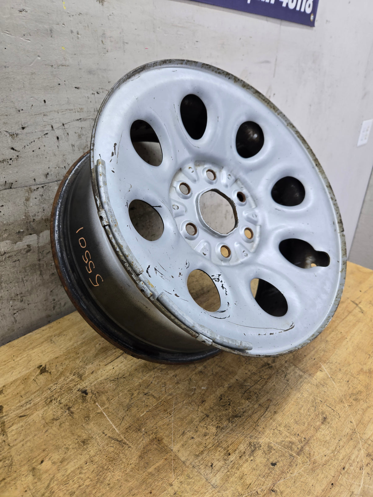 2005-2013 Chevrolet Silverado 1500 Tahoe Suburban 17" x 7 1/2" Steel Wheel 6 Lug OEM 6x5.5