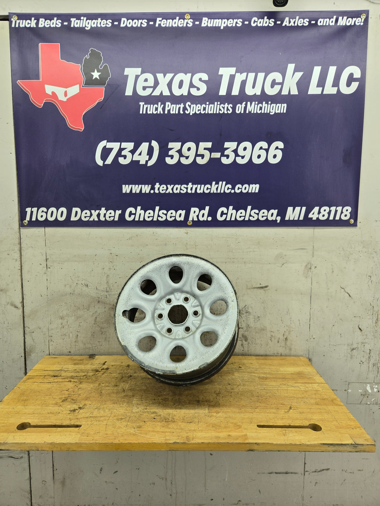 2005-2013 Chevrolet Silverado 1500 Tahoe Suburban 17" x 7 1/2" Steel Wheel 6 Lug OEM 6x5.5