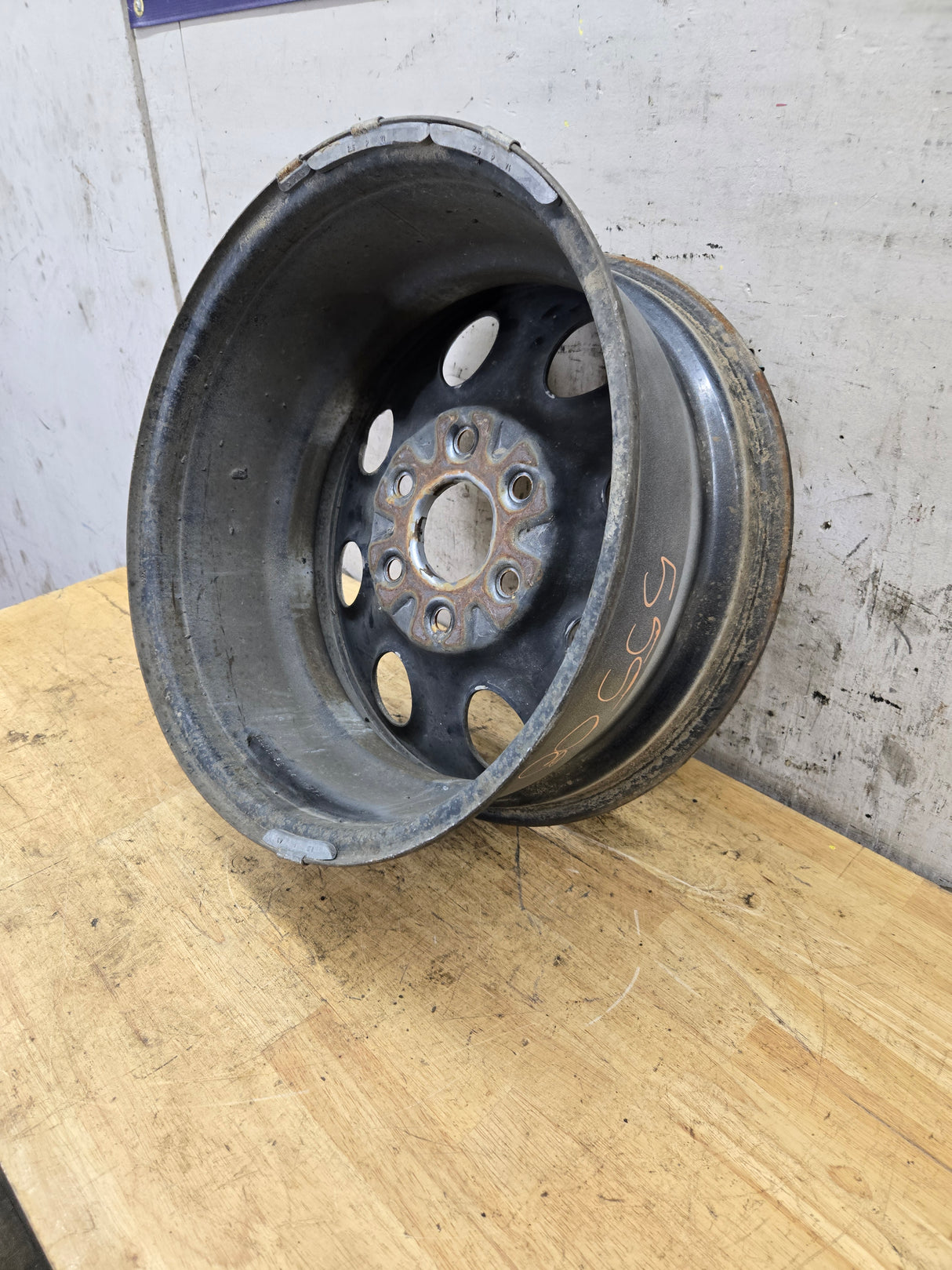 2005-2013 Chevrolet Silverado 1500 Tahoe Suburban 17" x 7 1/2" Steel Wheel 6 Lug OEM 6x5.5