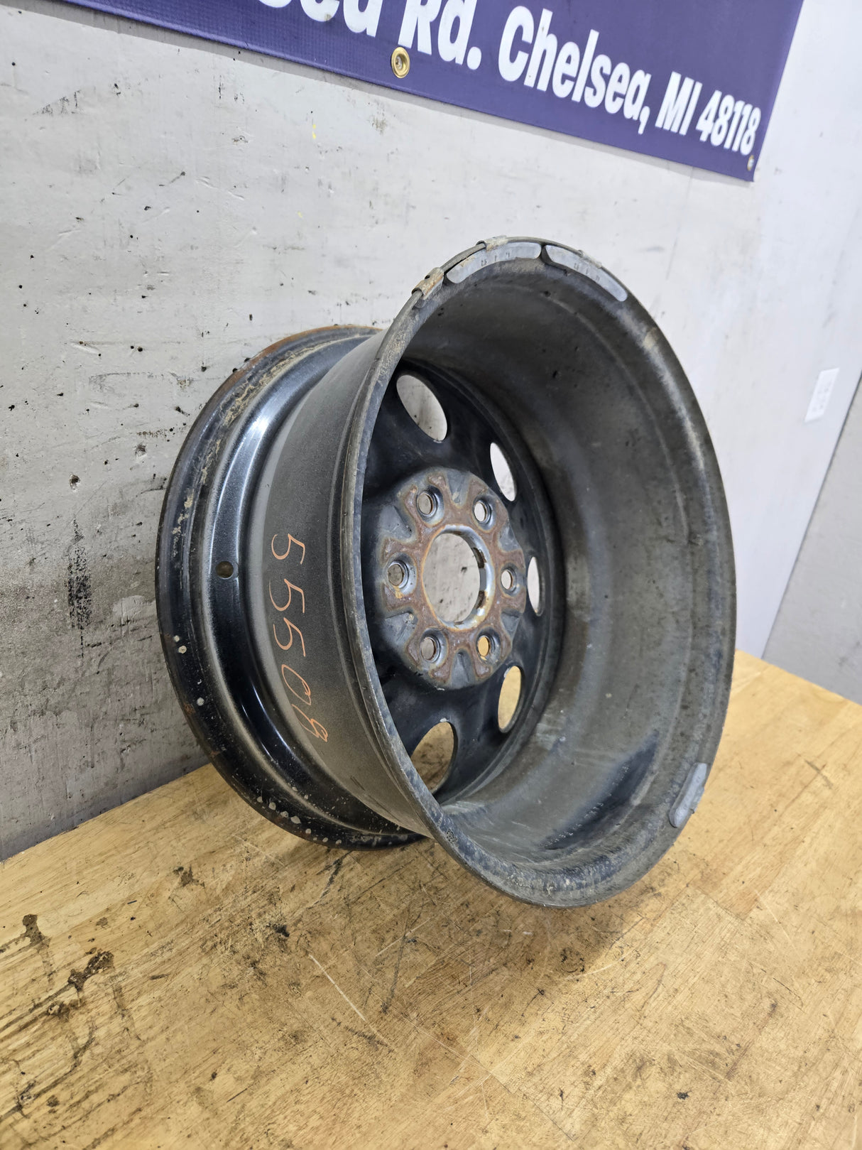 2005-2013 Chevrolet Silverado 1500 Tahoe Suburban 17" x 7 1/2" Steel Wheel 6 Lug OEM 6x5.5