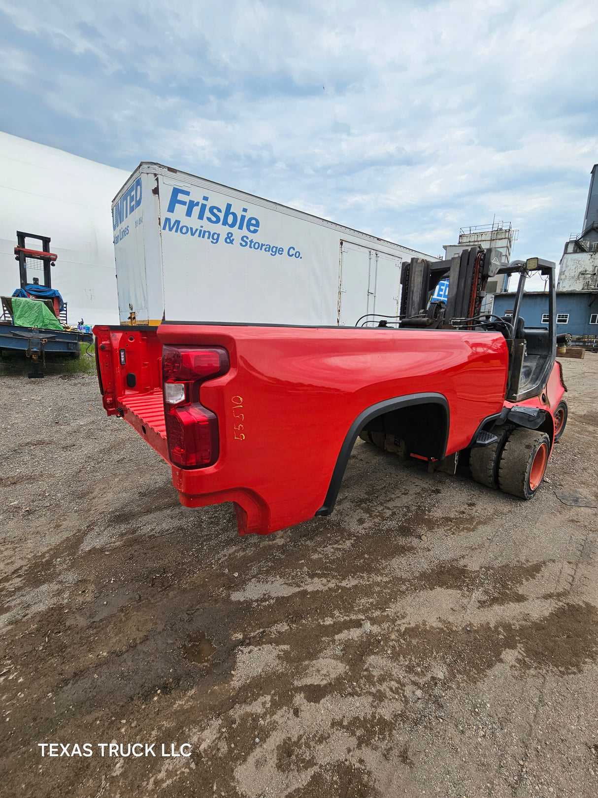 2019-2025 Chevrolet Silverado 2500 3500 HD 8' Long Truck Bed - Bright Red