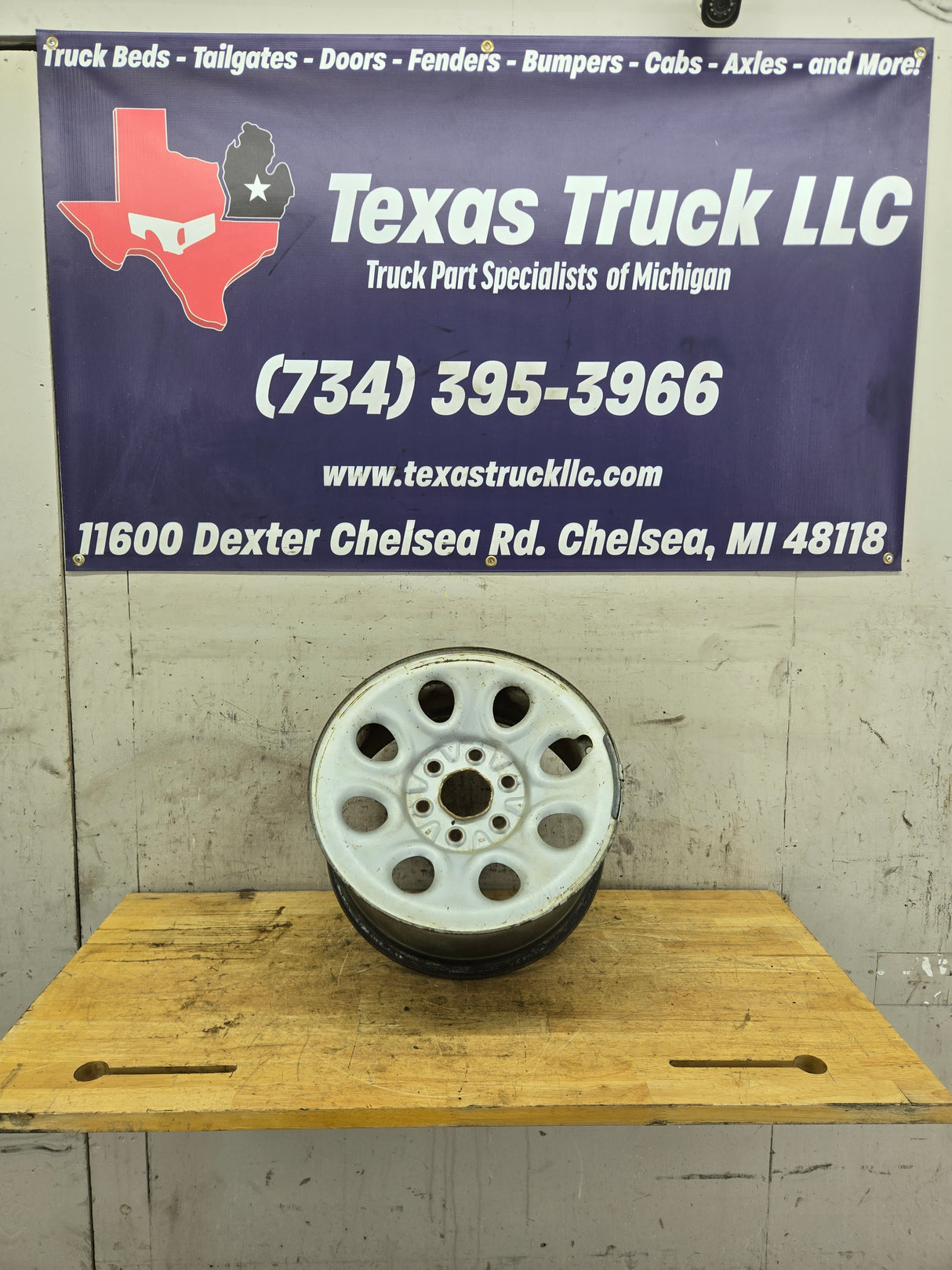 2005-2013 Chevrolet Silverado 1500 Tahoe Suburban 17" x 7 1/2" Steel Wheel 6 Lug OEM 6x5.5