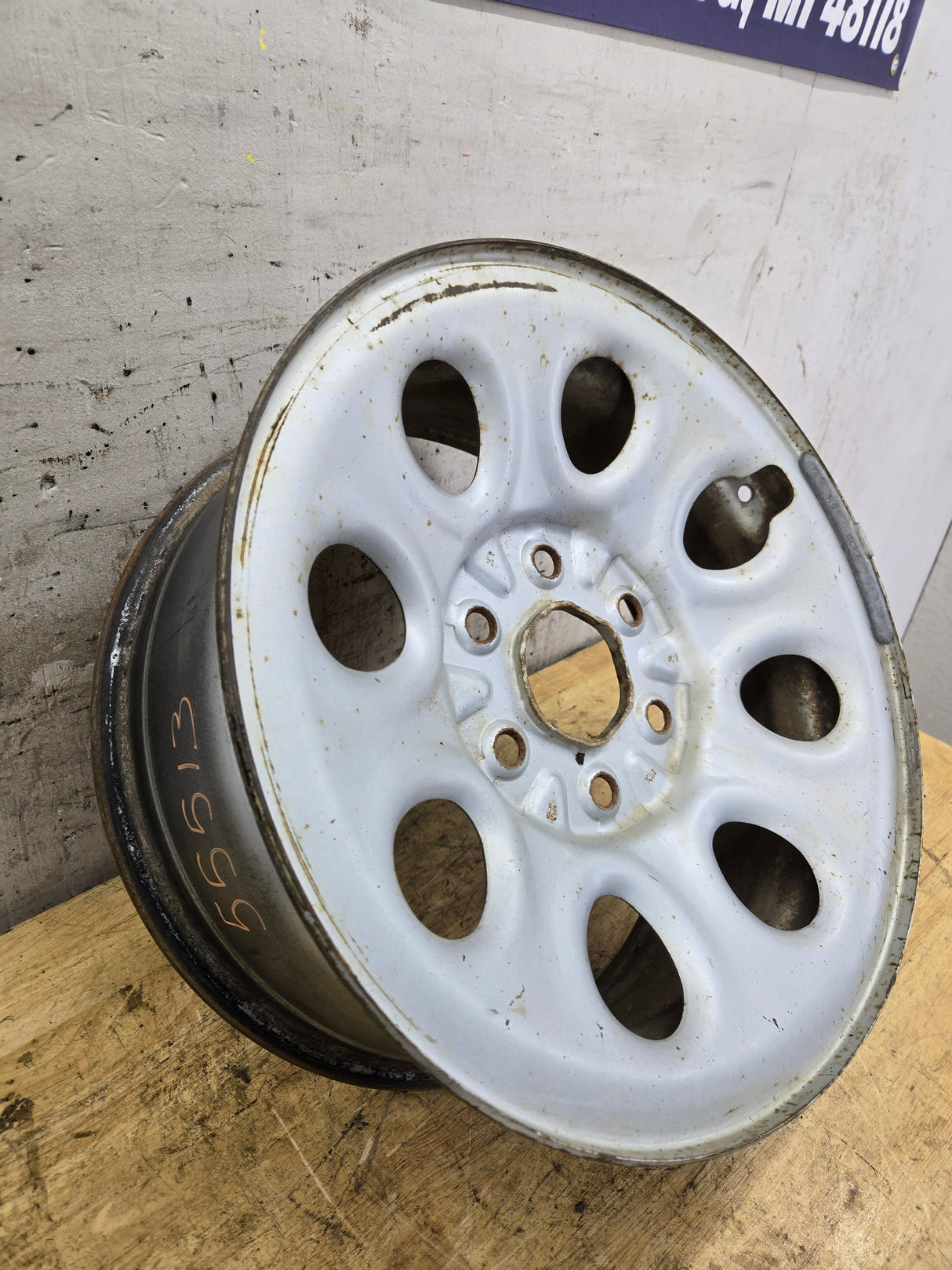 2005-2013 Chevrolet Silverado 1500 Tahoe Suburban 17" x 7 1/2" Steel Wheel 6 Lug OEM 6x5.5