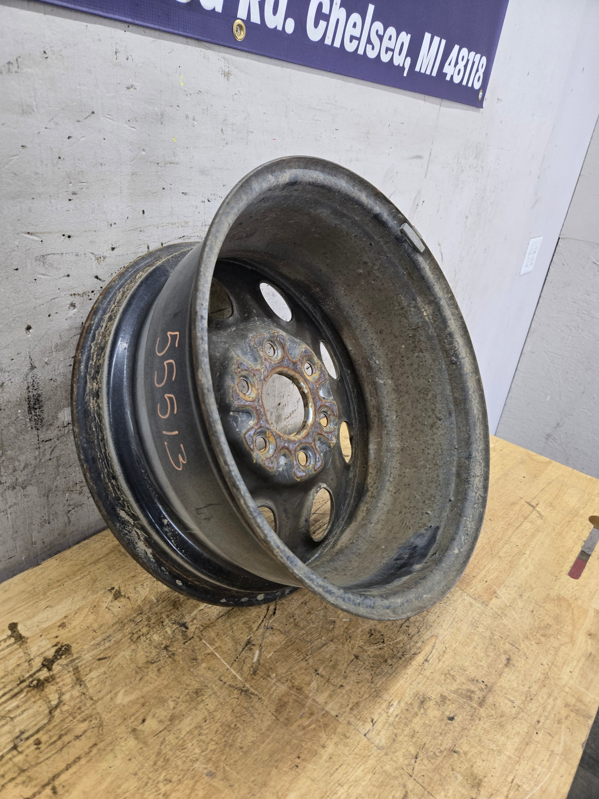 2005-2013 Chevrolet Silverado 1500 Tahoe Suburban 17" x 7 1/2" Steel Wheel 6 Lug OEM 6x5.5