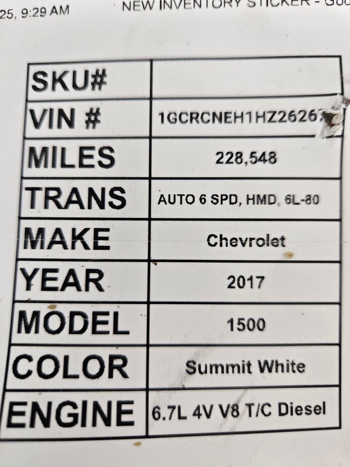 2014-2018 Chevrolet Silverado GMC Sierra 1500 Rear Axle 8.6" ring gear, 10 bolt, 3.23 ratio (opt GU5)
