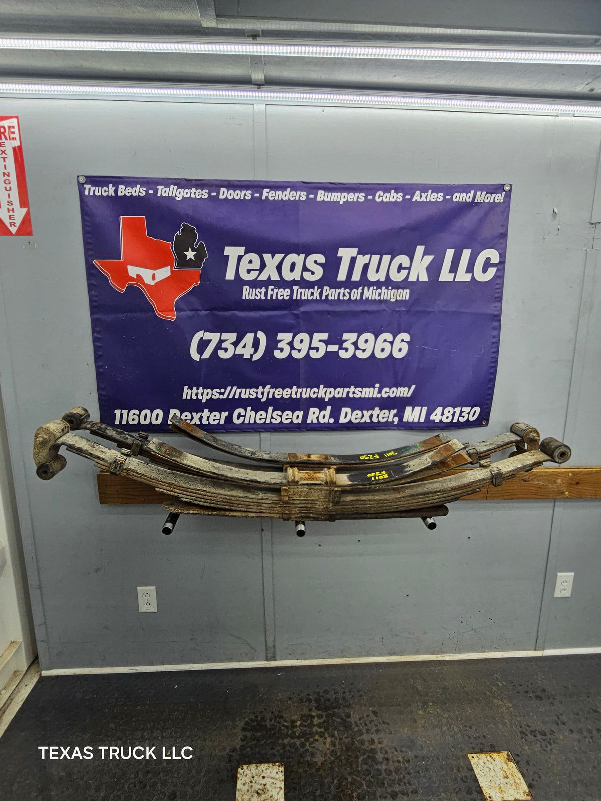 2011-2016 Ford F250 F350 Super Duty Rear Leaf Springs With Dual Upper Overloads - Pair