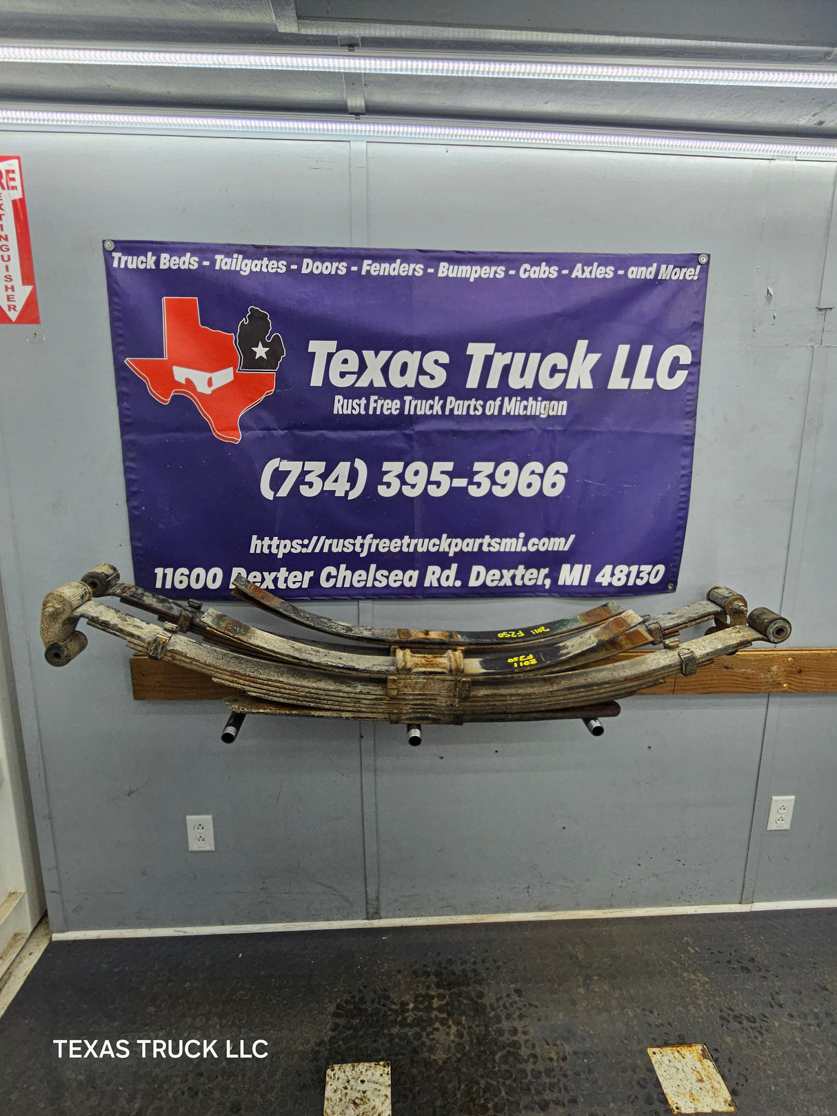 2011-2016 Ford F250 F350 Super Duty Rear Leaf Springs With Dual Upper Overloads - Pair