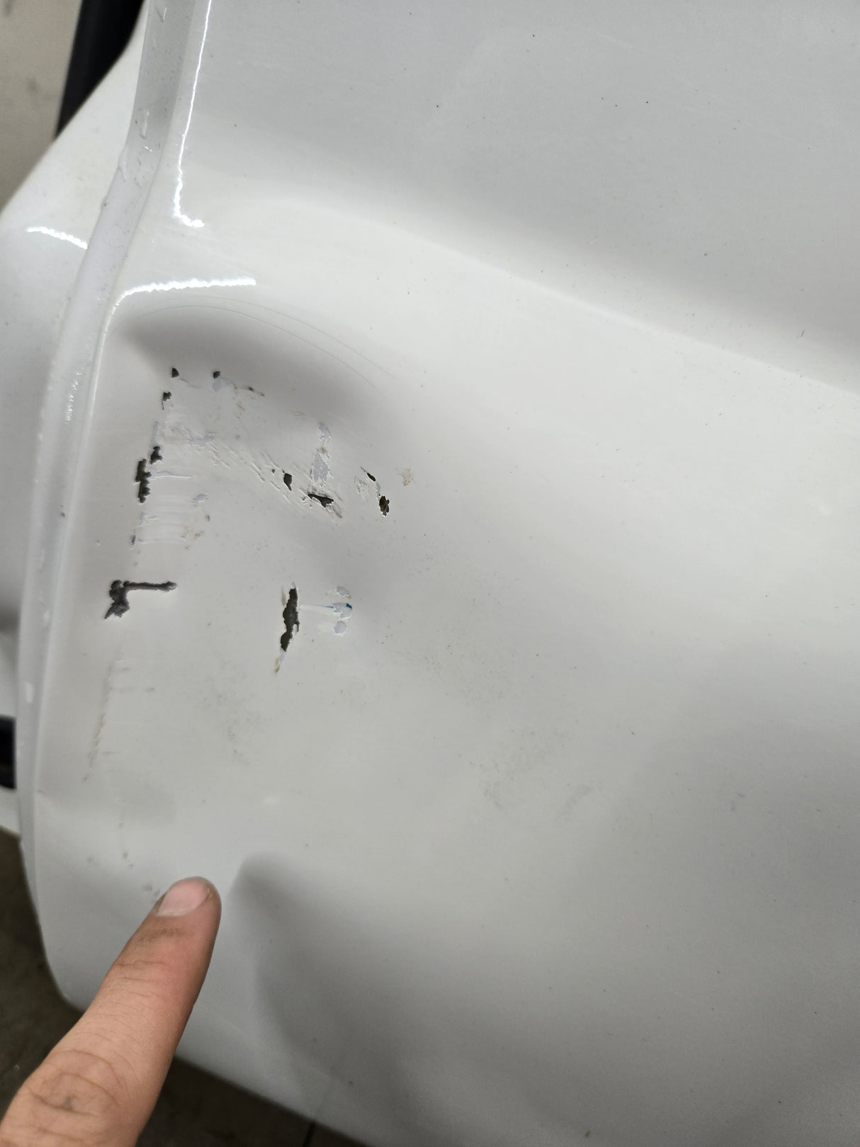 2008-2016 Ford Super Duty F250 F350 F450 F550 LH Extended Cab Driver Side Rear Door - Oxford White