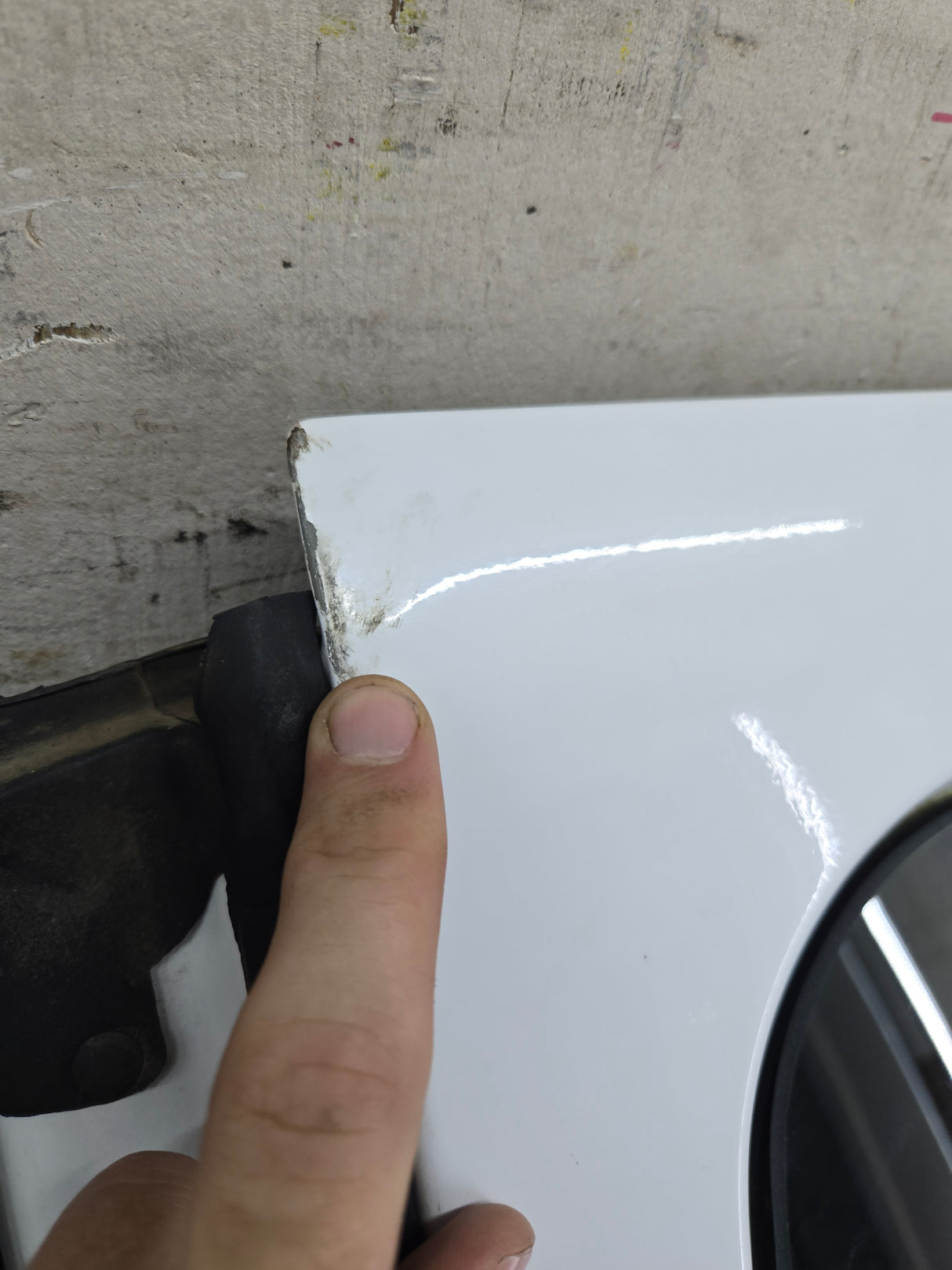 2008-2016 Ford Super Duty F250 F350 F450 F550 LH Extended Cab Driver Side Rear Door - Oxford White