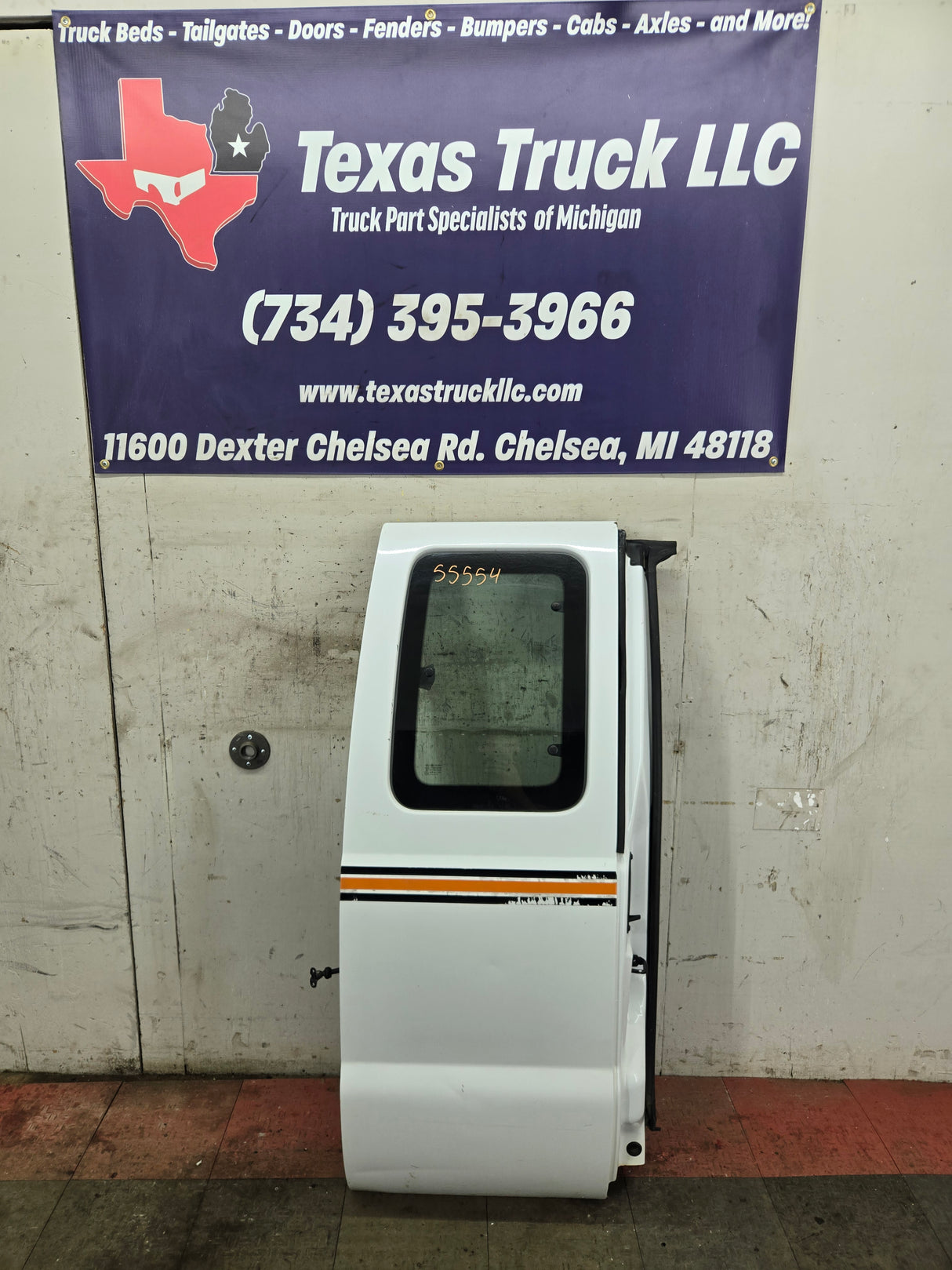 2008-2016 Ford Super Duty F250 F350 F450 F550 RH Extended Cab Passenger Side Rear Door - Oxford White