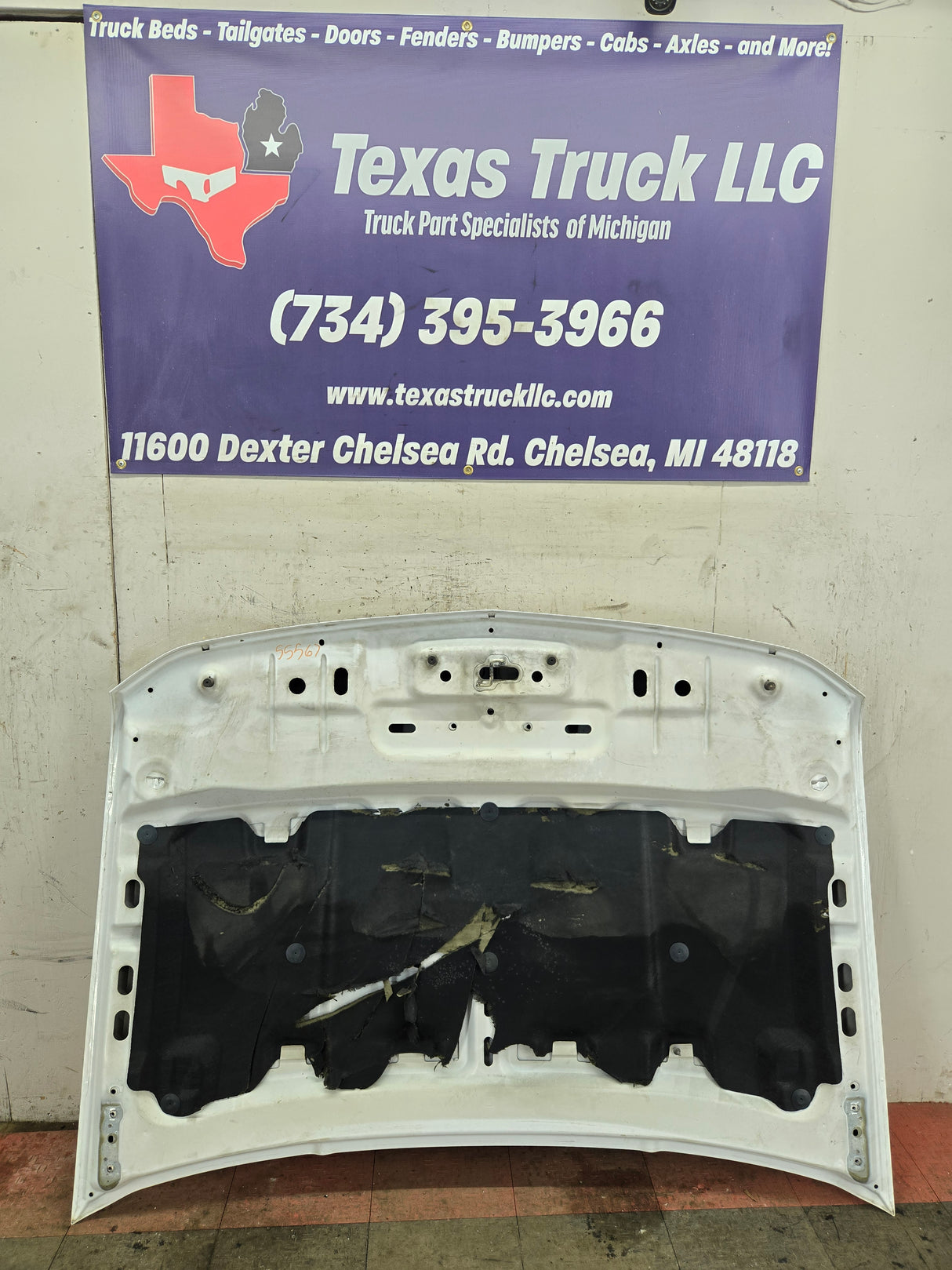 2007-2013 Chevrolet Silverado 1500 2500 Hood - White