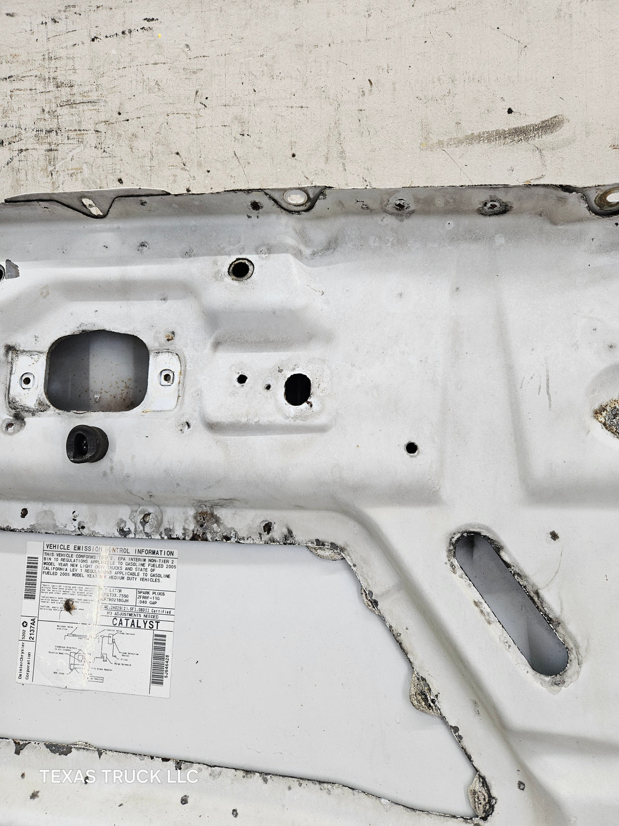 2003-2008 Dodge Ram 3rd Gen 1500 2500 3500 Hood - White