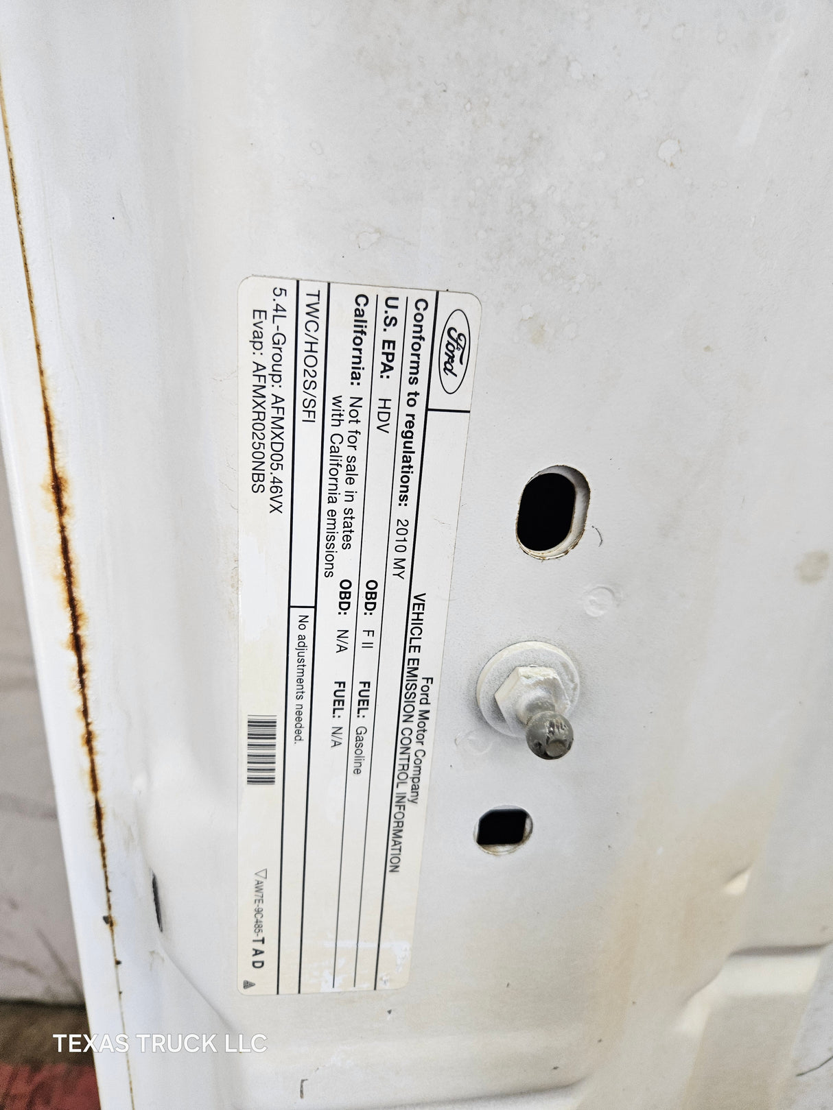 2008-2010 Ford Super Duty F250 F350 F450 F550 Hood - Oxford White