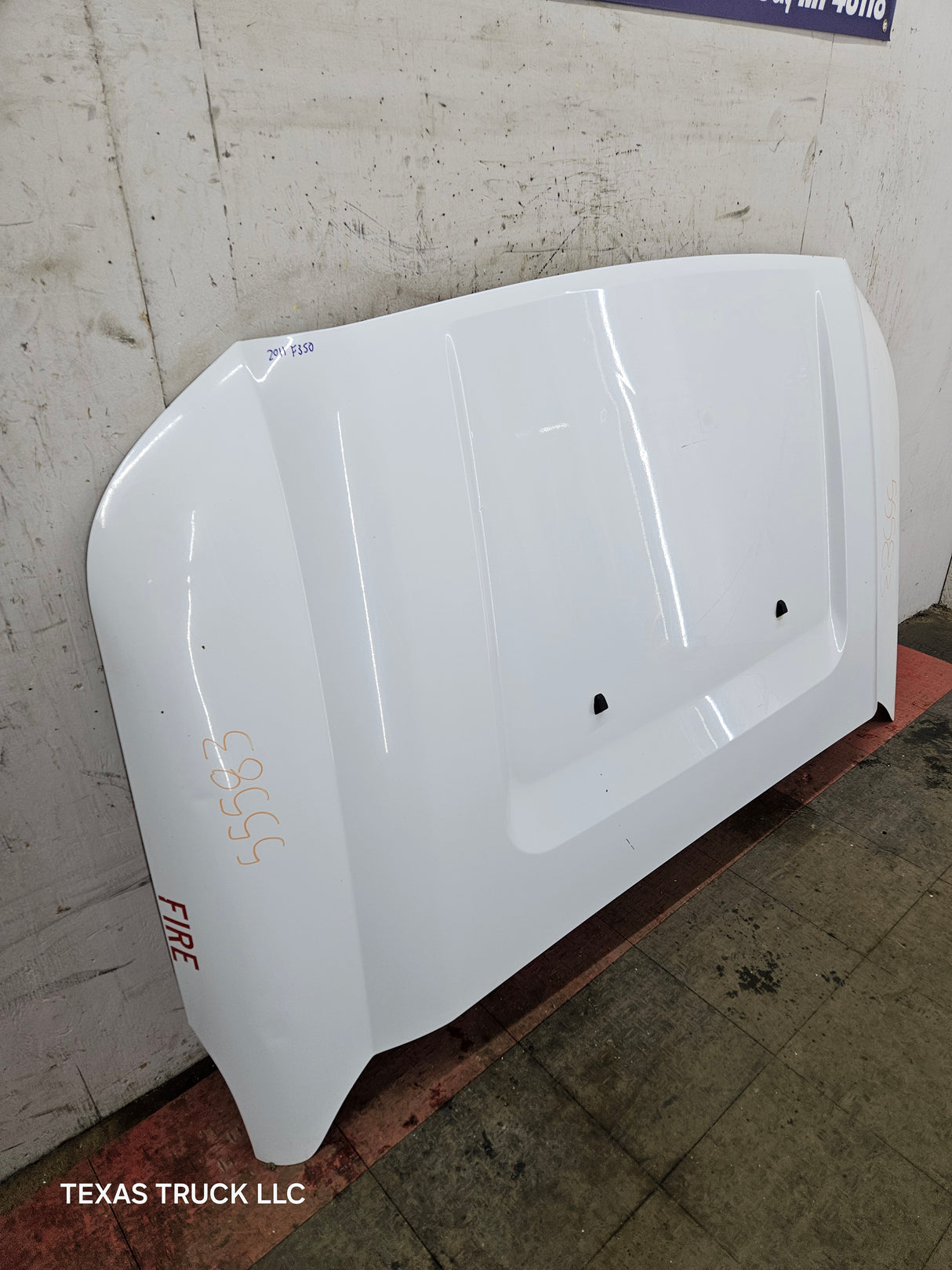 2011-2016 Ford Super Duty Hood F250 F350 F450 F550 - Oxford White