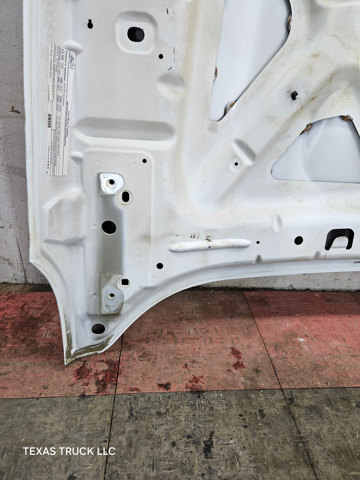 2011-2016 Ford Super Duty Hood F250 F350 F450 F550 - Oxford White