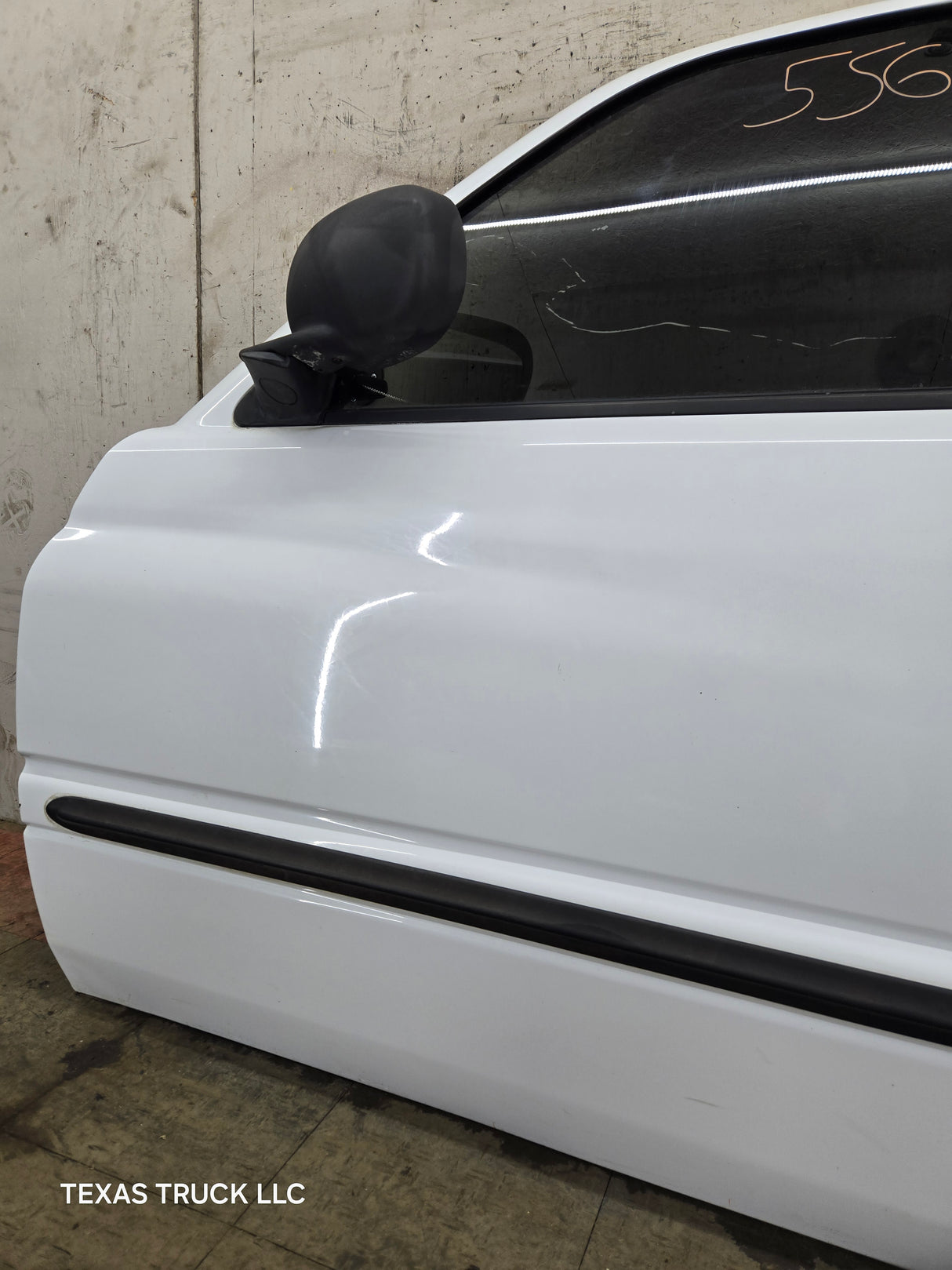 1994-2002 Dodge Ram 2nd Gen LH Driver Side Front Extended Cab Door 1500 2500 3500 ROUND CORNER - White