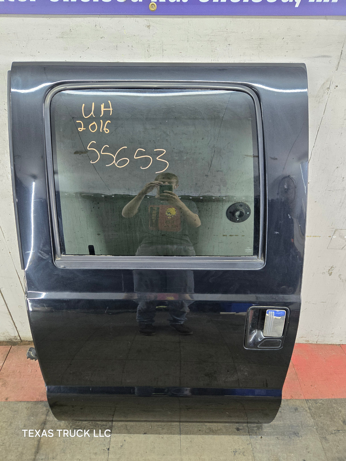 2012-2016 Ford Super Duty LH Driver Side Rear Crew Cab Door F250 F350 F450 F550 - Black