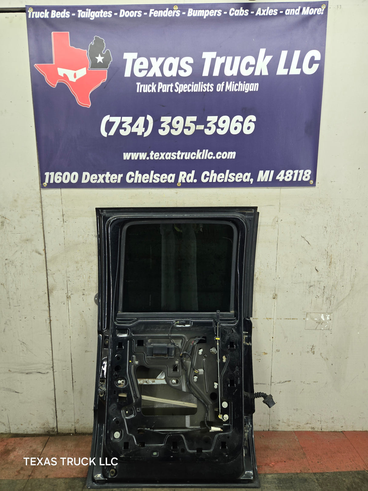 2012-2016 Ford Super Duty LH Driver Side Rear Crew Cab Door F250 F350 F450 F550 - Black