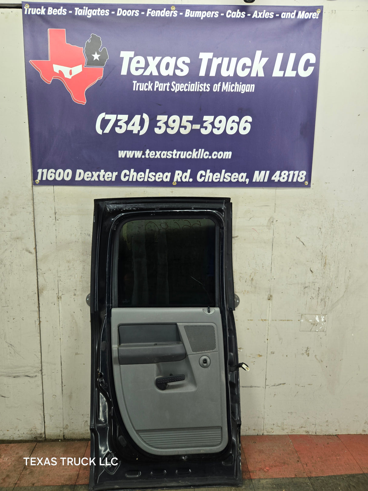 2003-2008 Dodge Ram 3rd Gen LH Driver Side Rear Quad Cab Crew Cab Door 1500 2500 3500 4500 5500 - Black