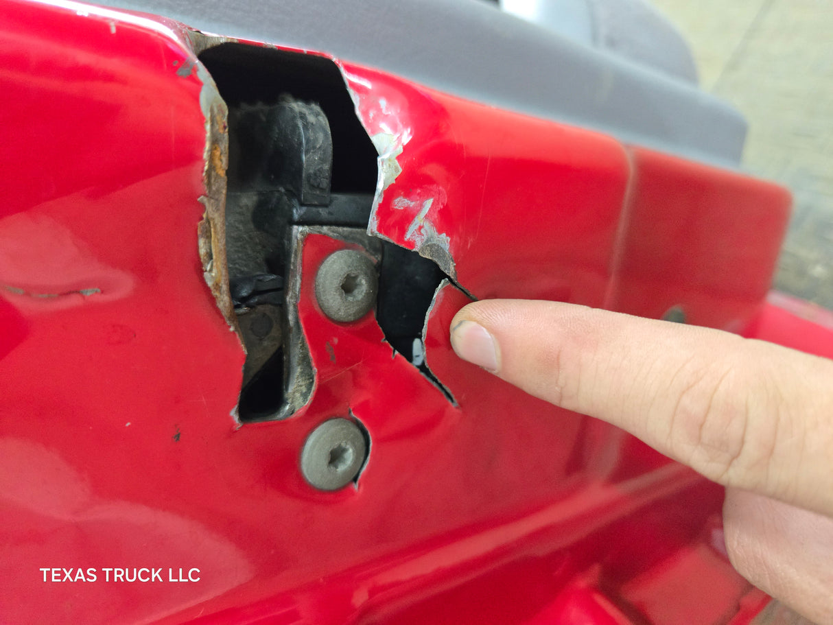 1994-2002 Dodge Ram 2nd Gen LH Driver Side Front Regular Cab / 2 door Extended Cab Door 1500 2500 3500 ROUND CORNER - Red