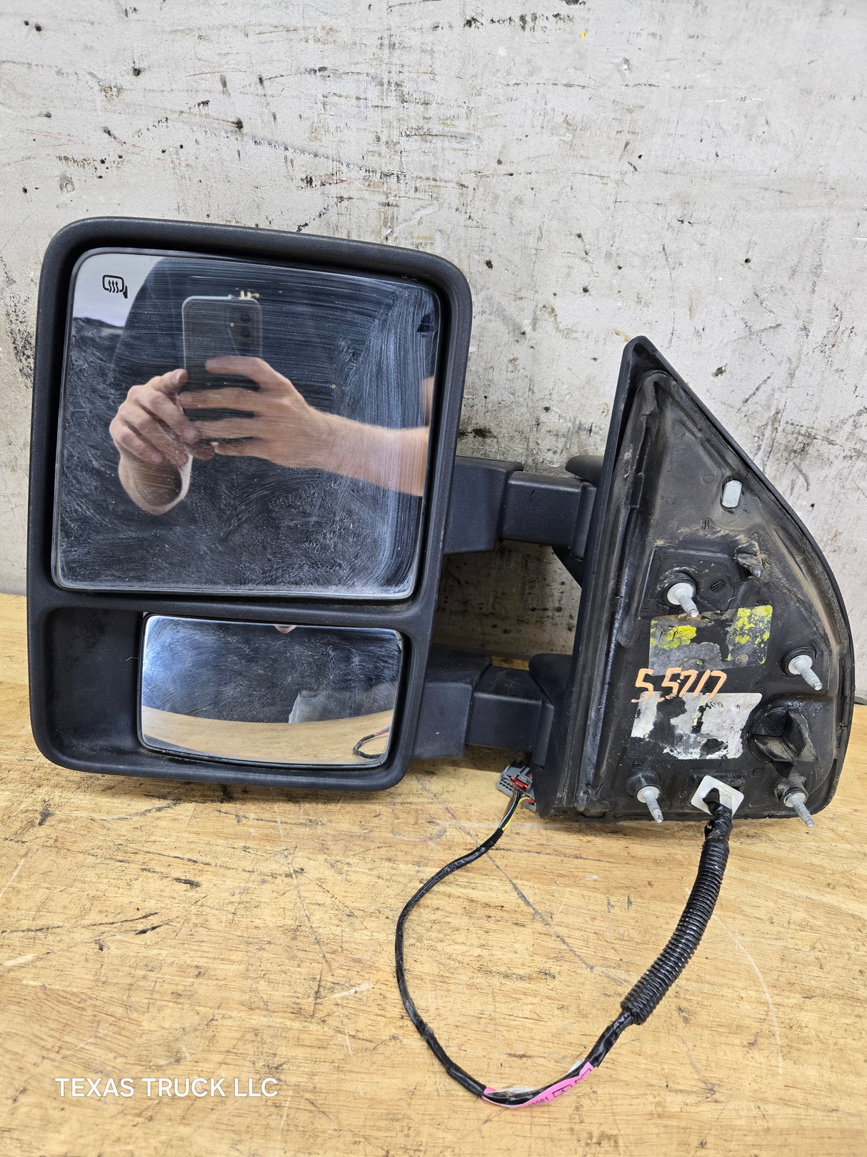 2008-2010 Ford Super Duty F250 F350 F450 F550 LH Driver Side Power & Heated Towing Mirror OEM